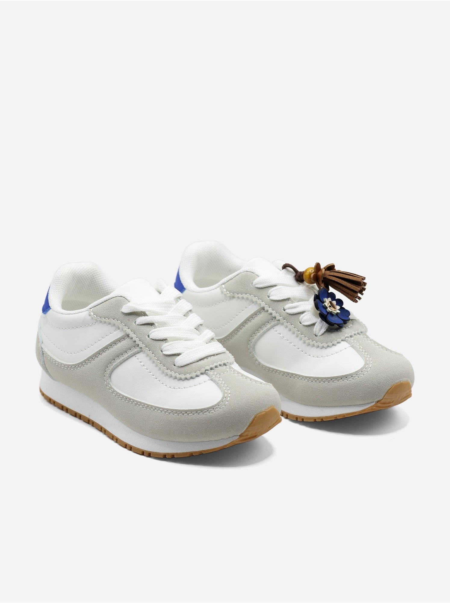 Baskets a lacets - Blanc