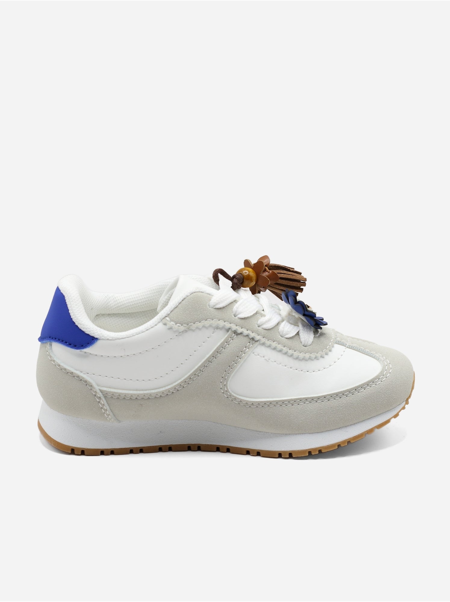 Baskets a lacets - Blanc
