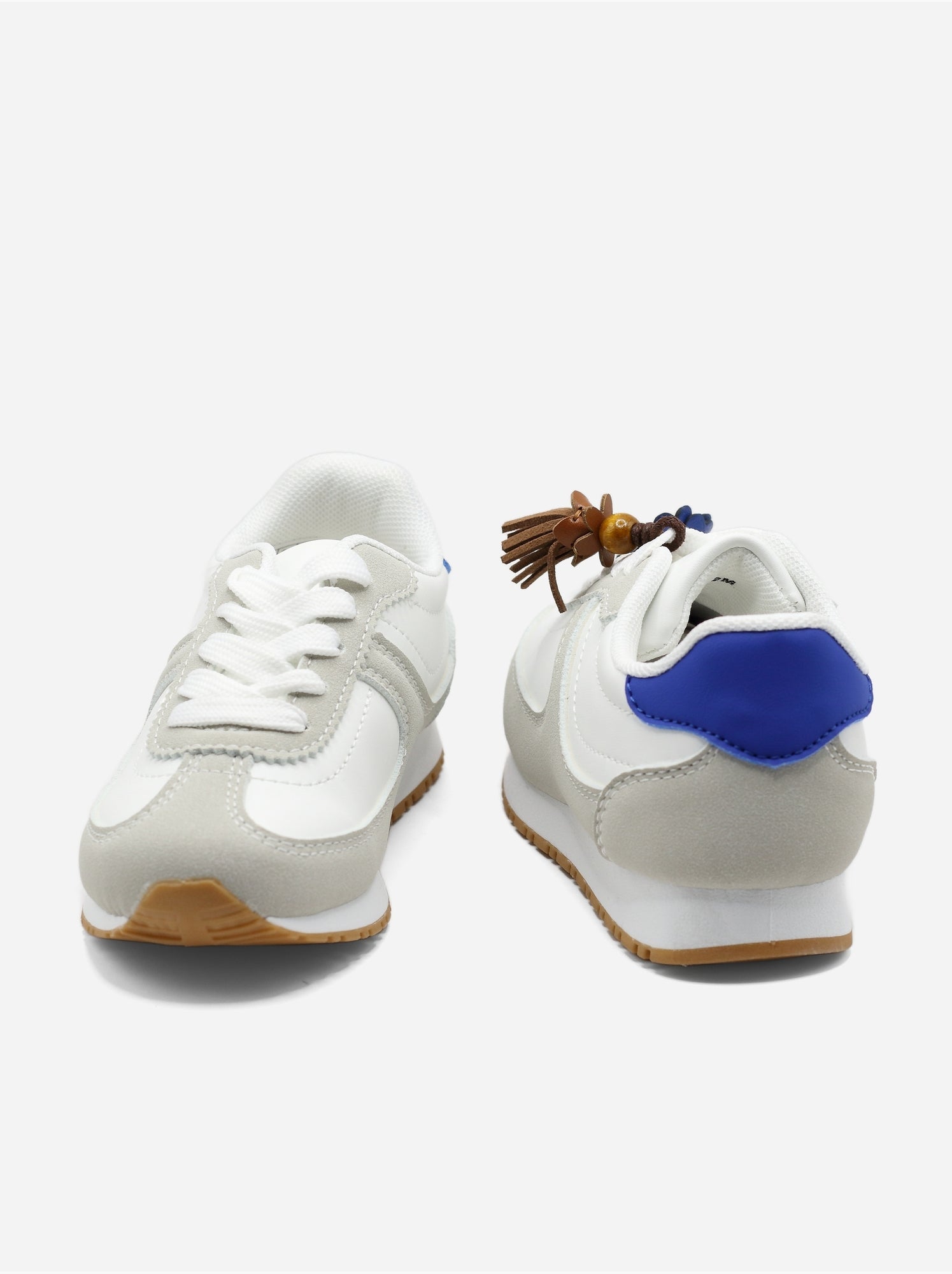 Baskets a lacets - Blanc