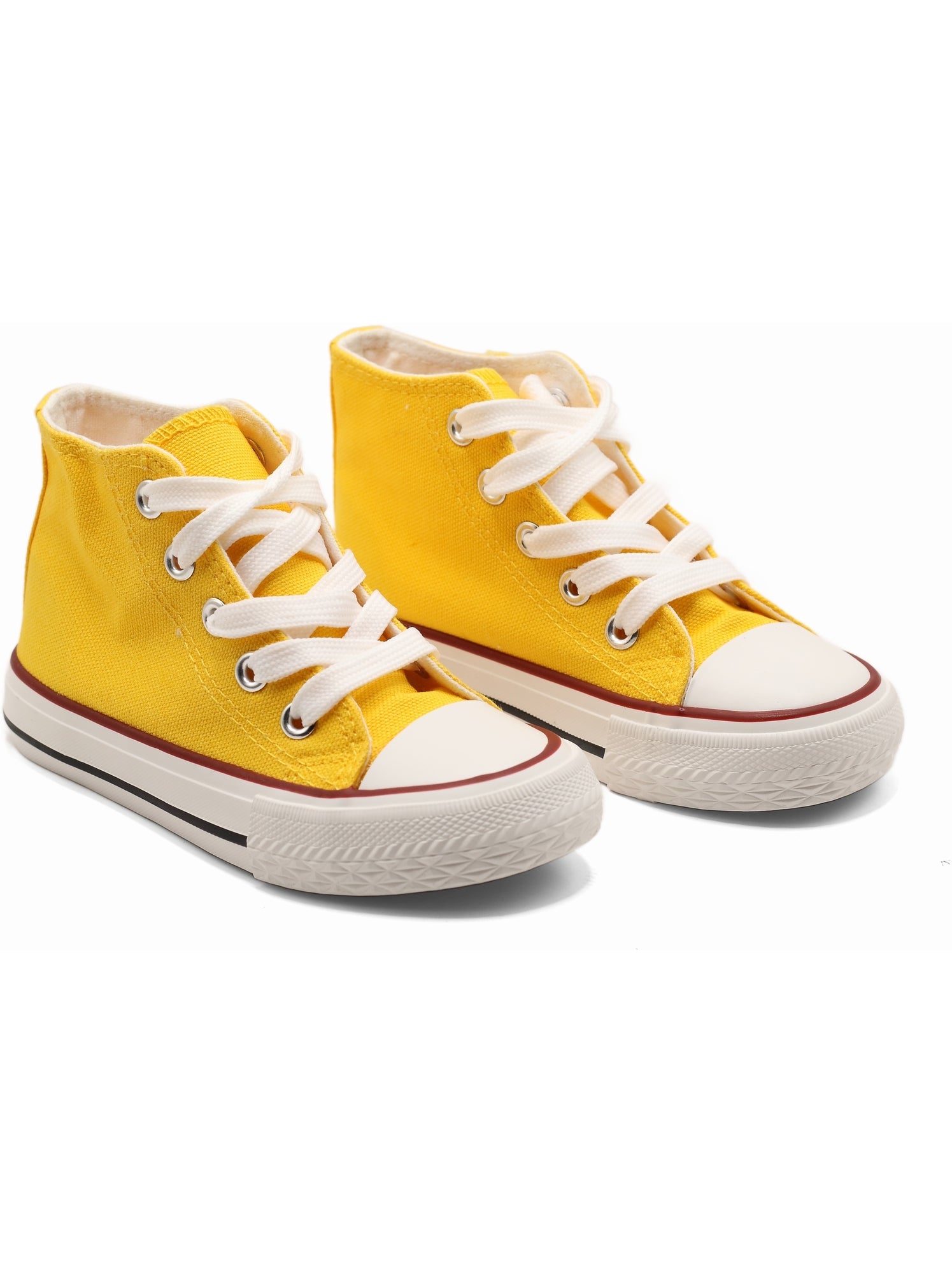 Baskets a lacets - Jaune