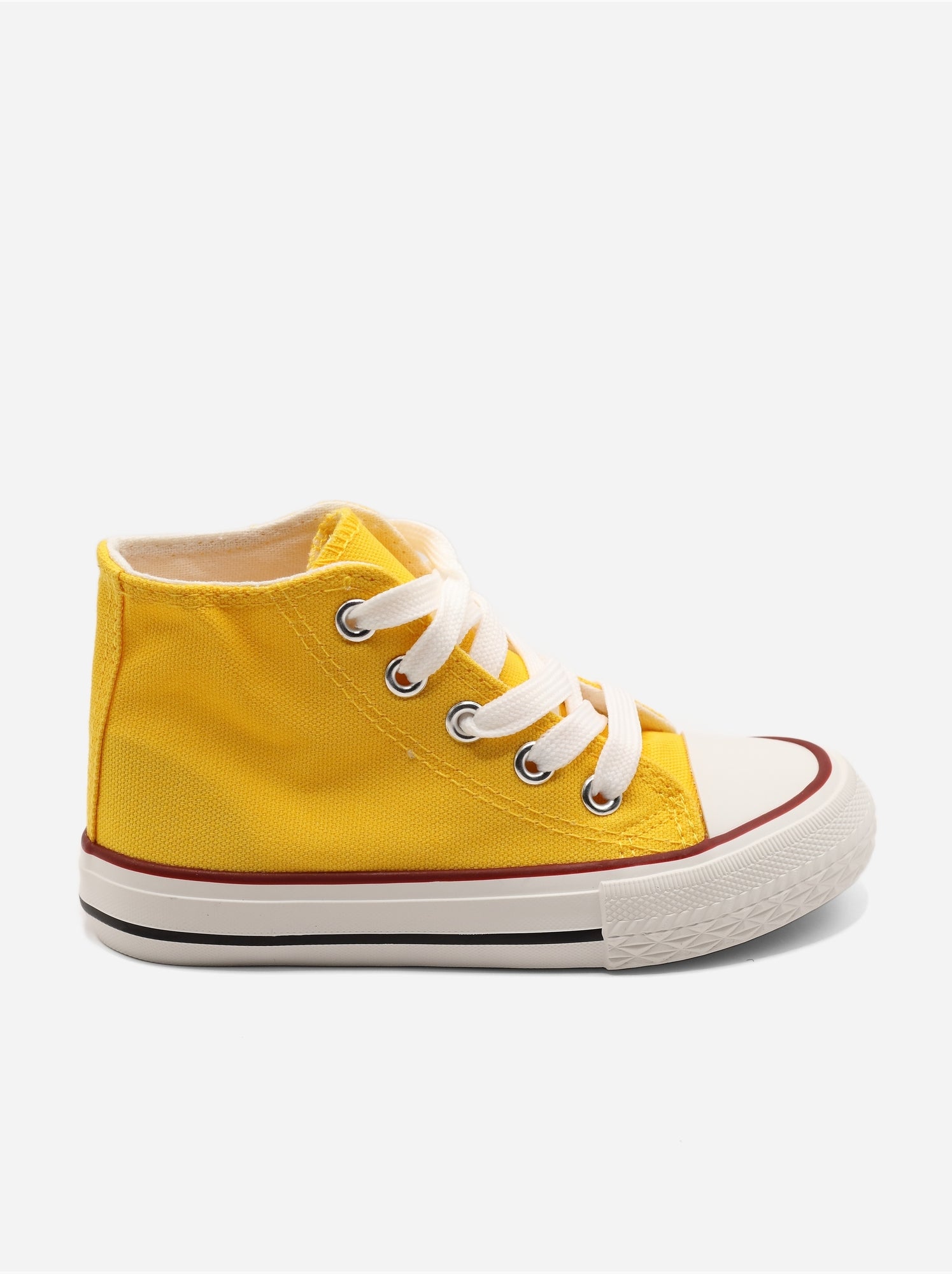 Baskets a lacets - Jaune