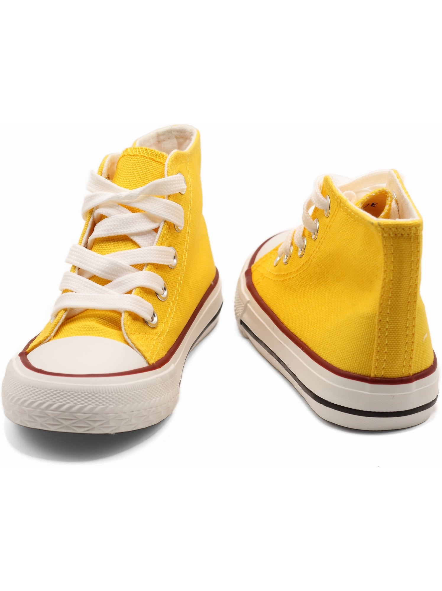Baskets a lacets - Jaune