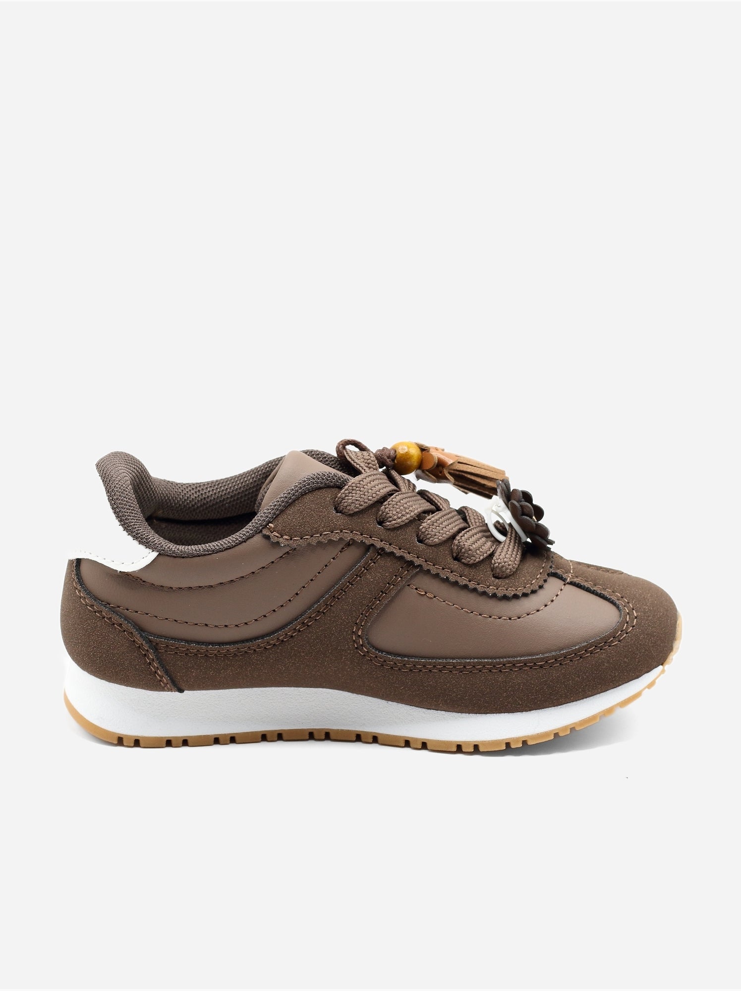 Baskets a lacets - Marron
