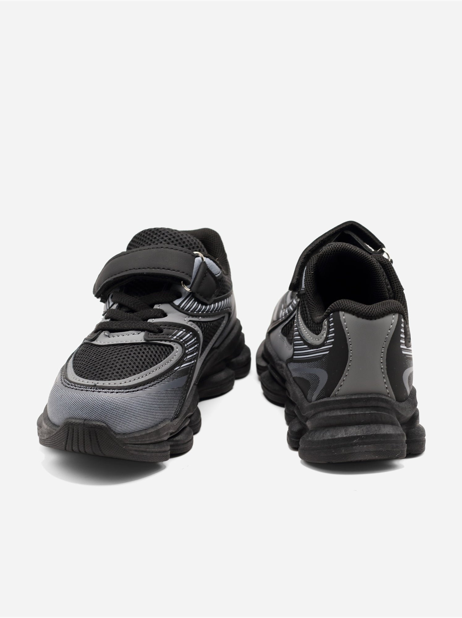 Baskets a lacets - Noir