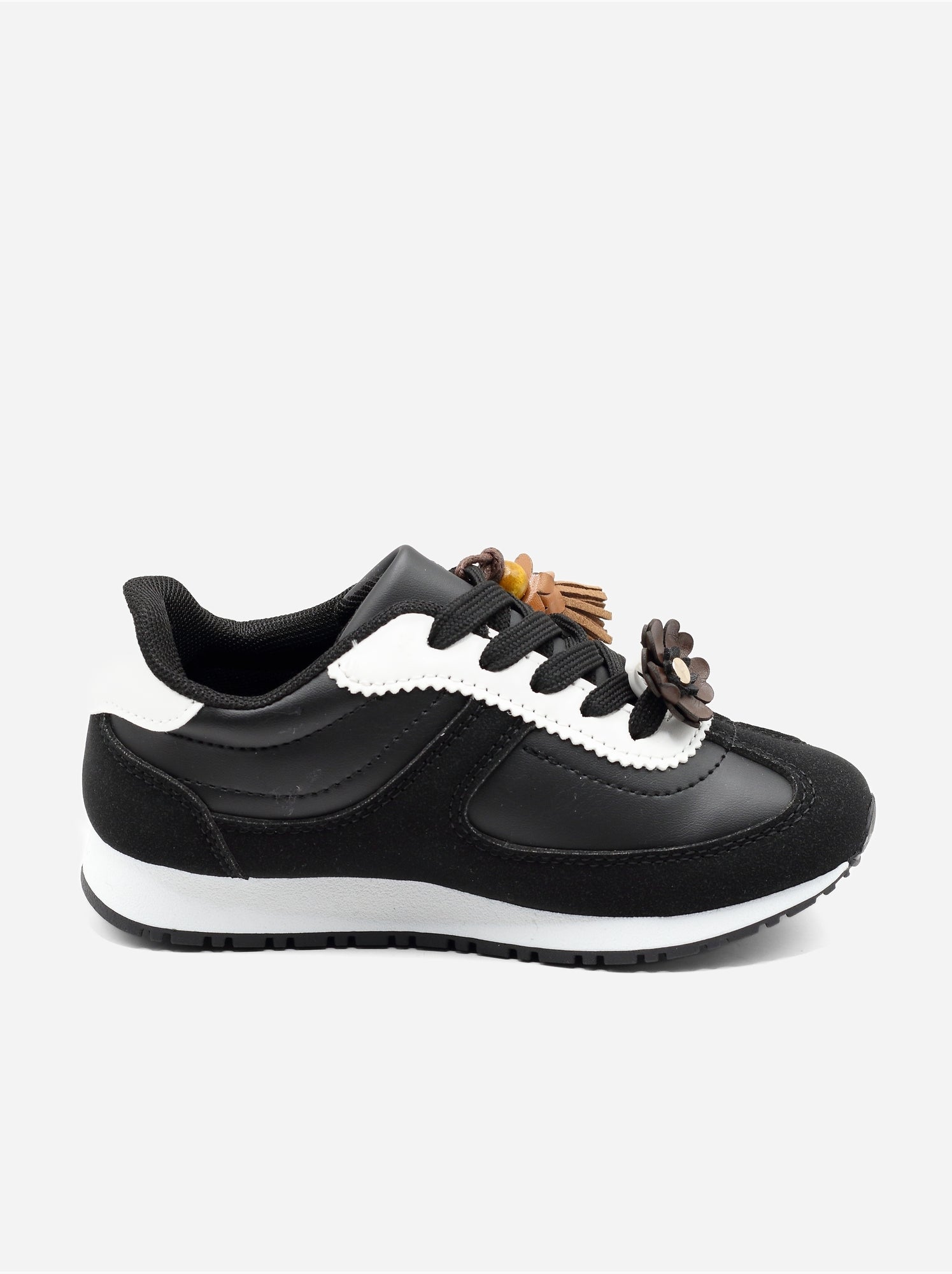Baskets a lacets - Noir
