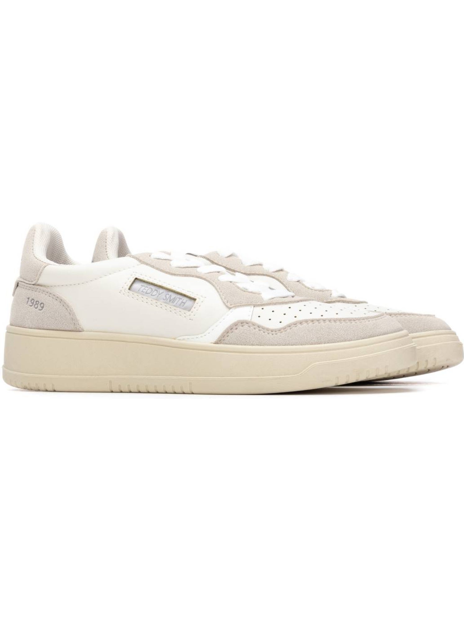 Baskets à lacets pour femme - Blanc