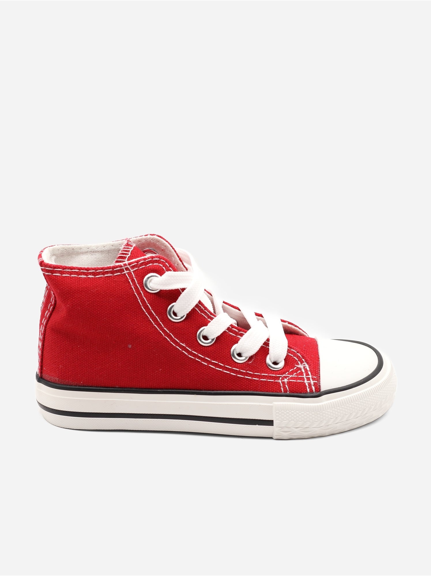 Baskets a lacets - Rouge