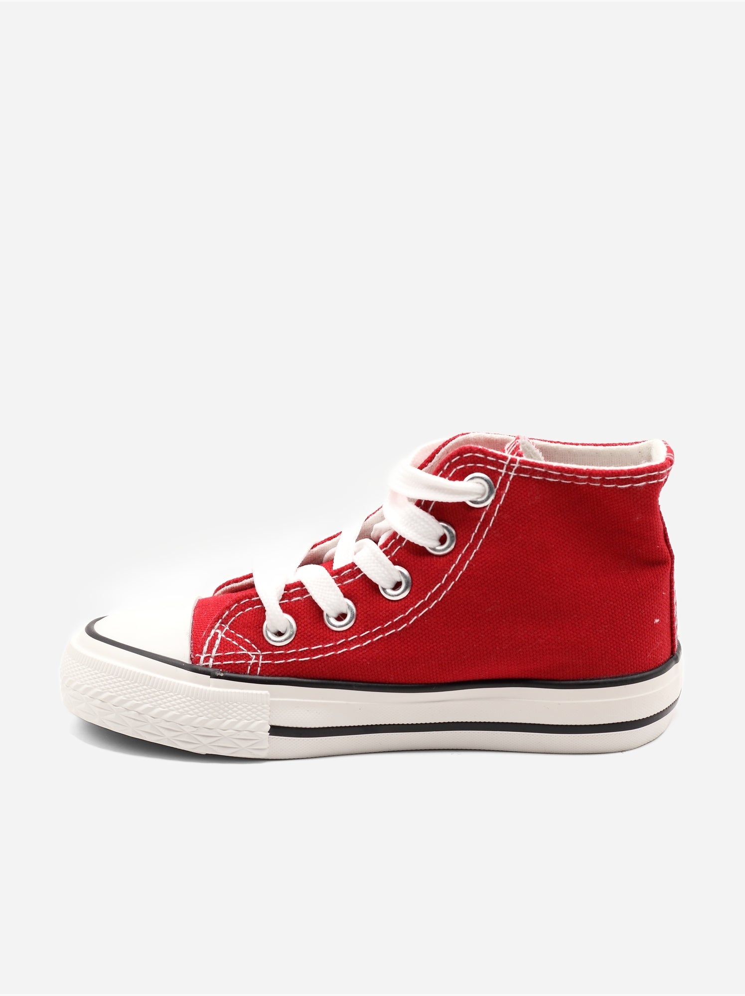Baskets a lacets - Rouge