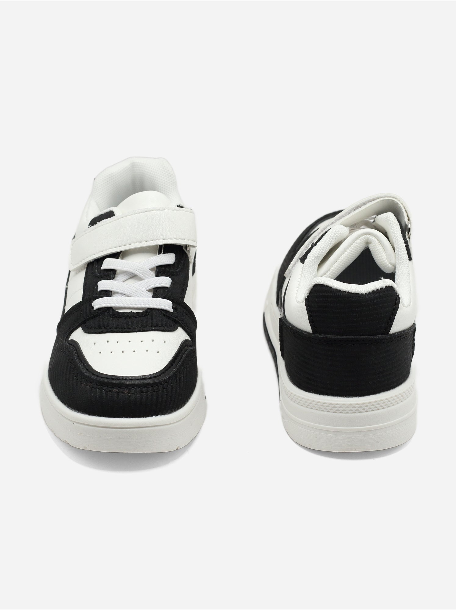 Baskets à scratch - Noir Blanc