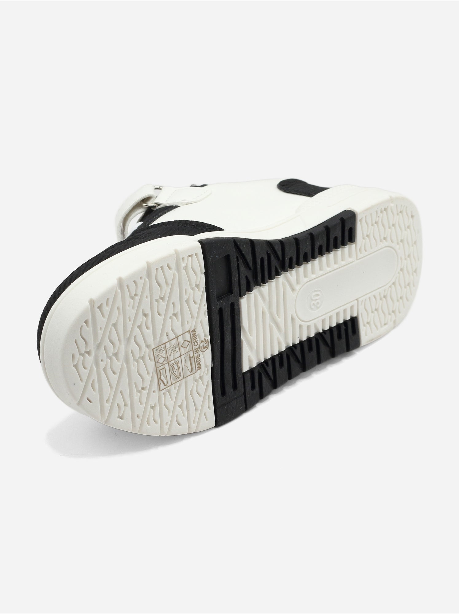 Baskets à scratch - Noir Blanc