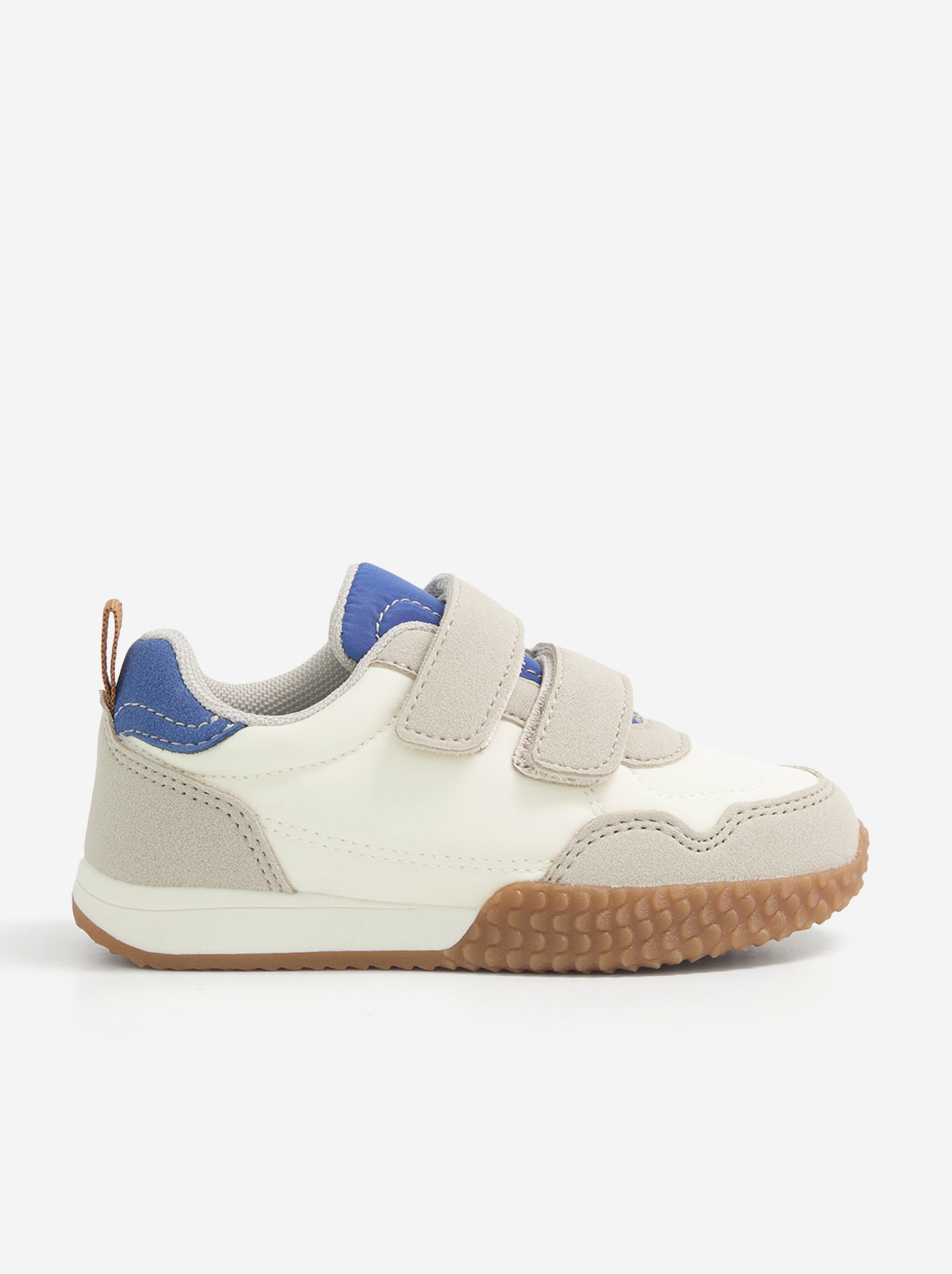 Baskets à scratchs - Beige