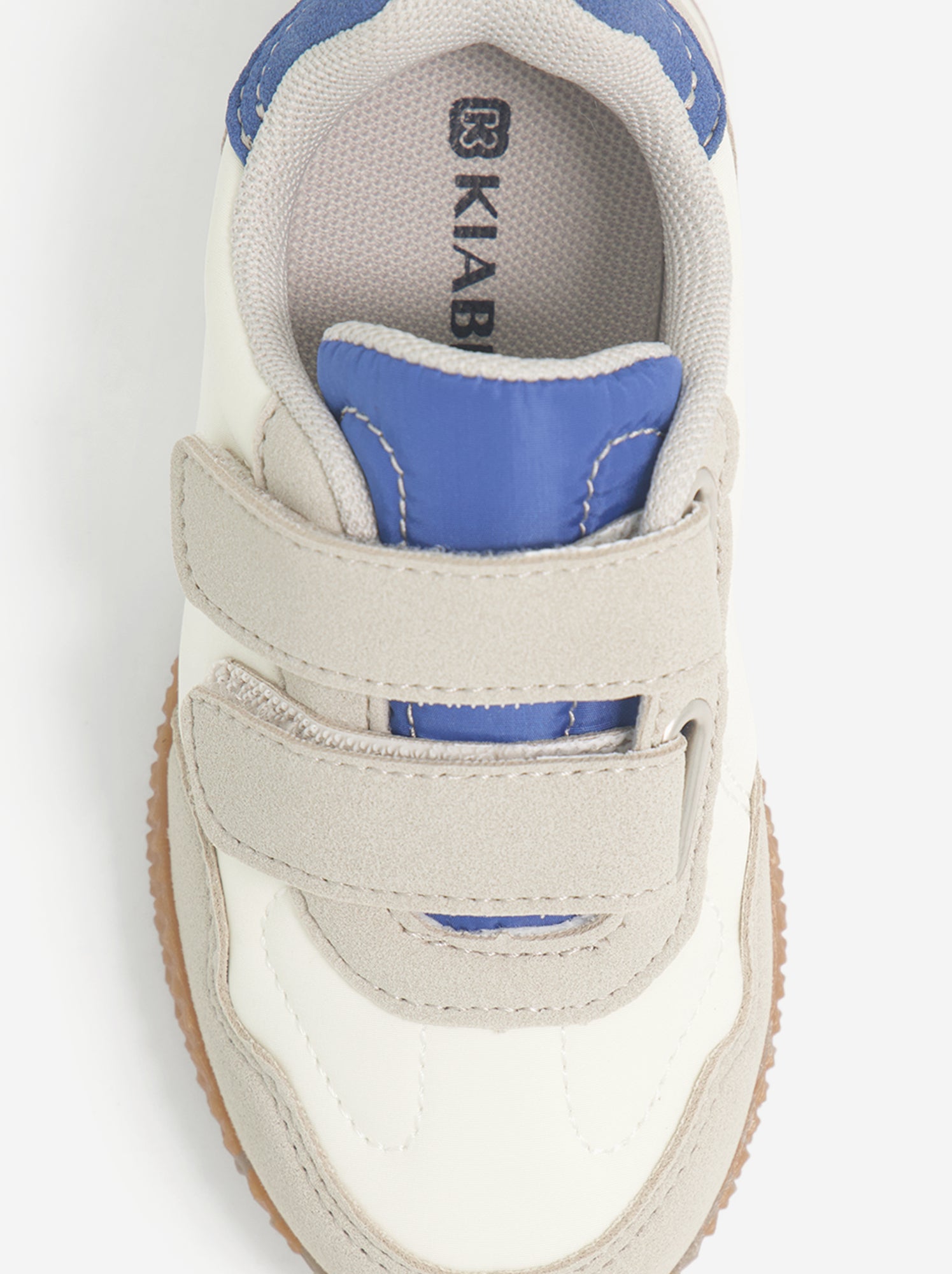 Baskets à scratchs - Beige