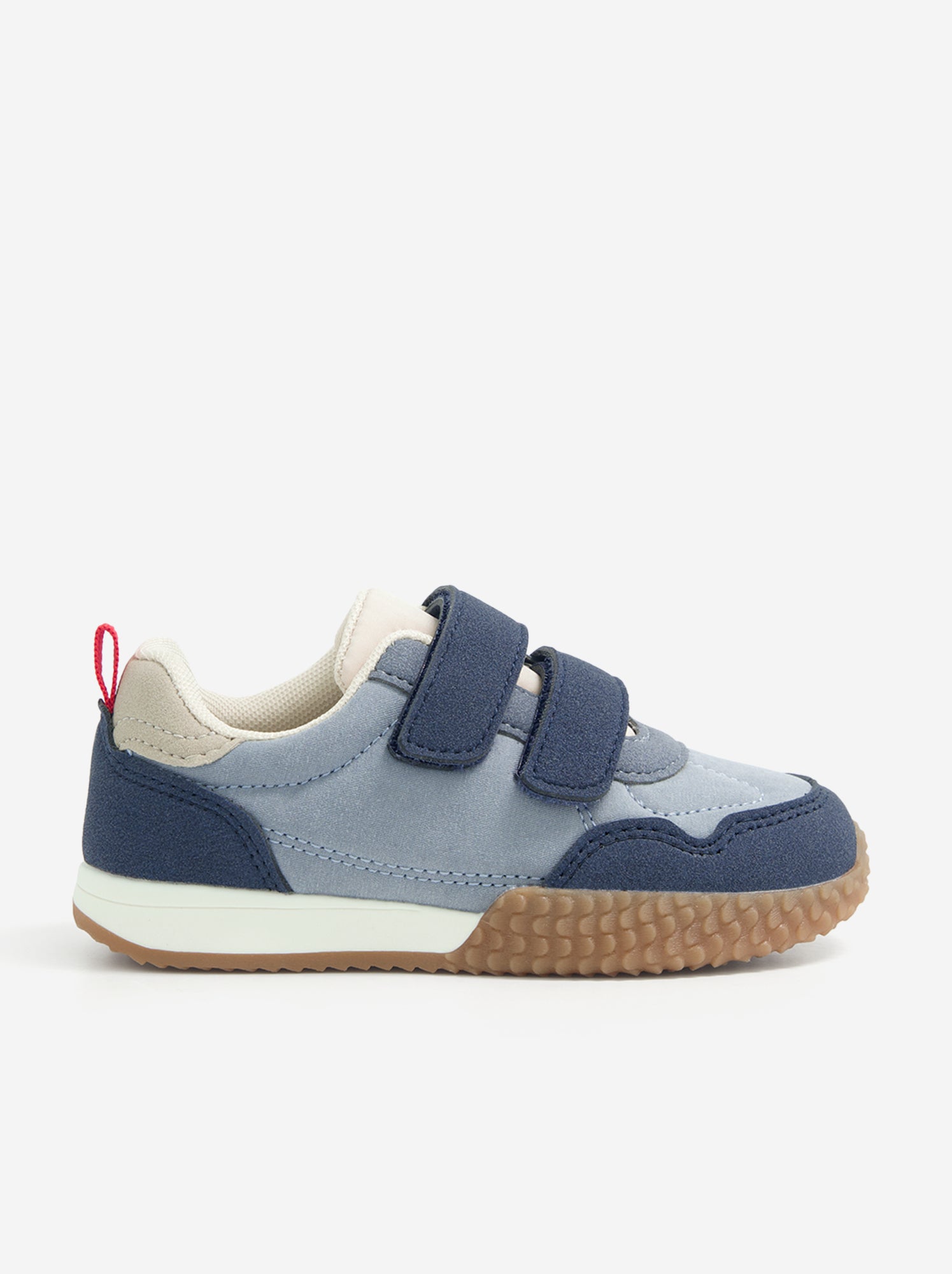 Baskets à scratchs - Bleu