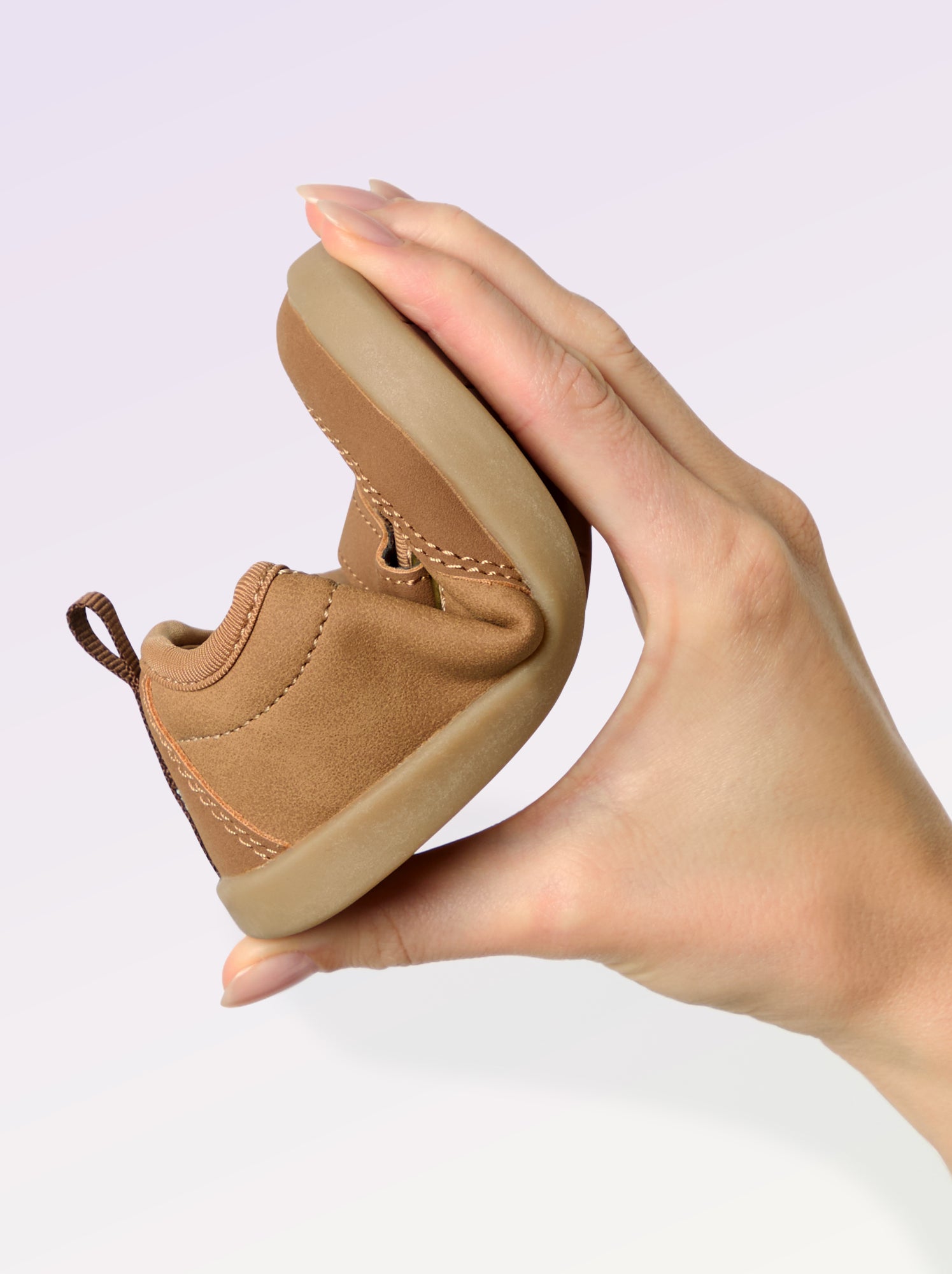 Baskets basses avec ouverture par scratch - Barefoot - Jaune