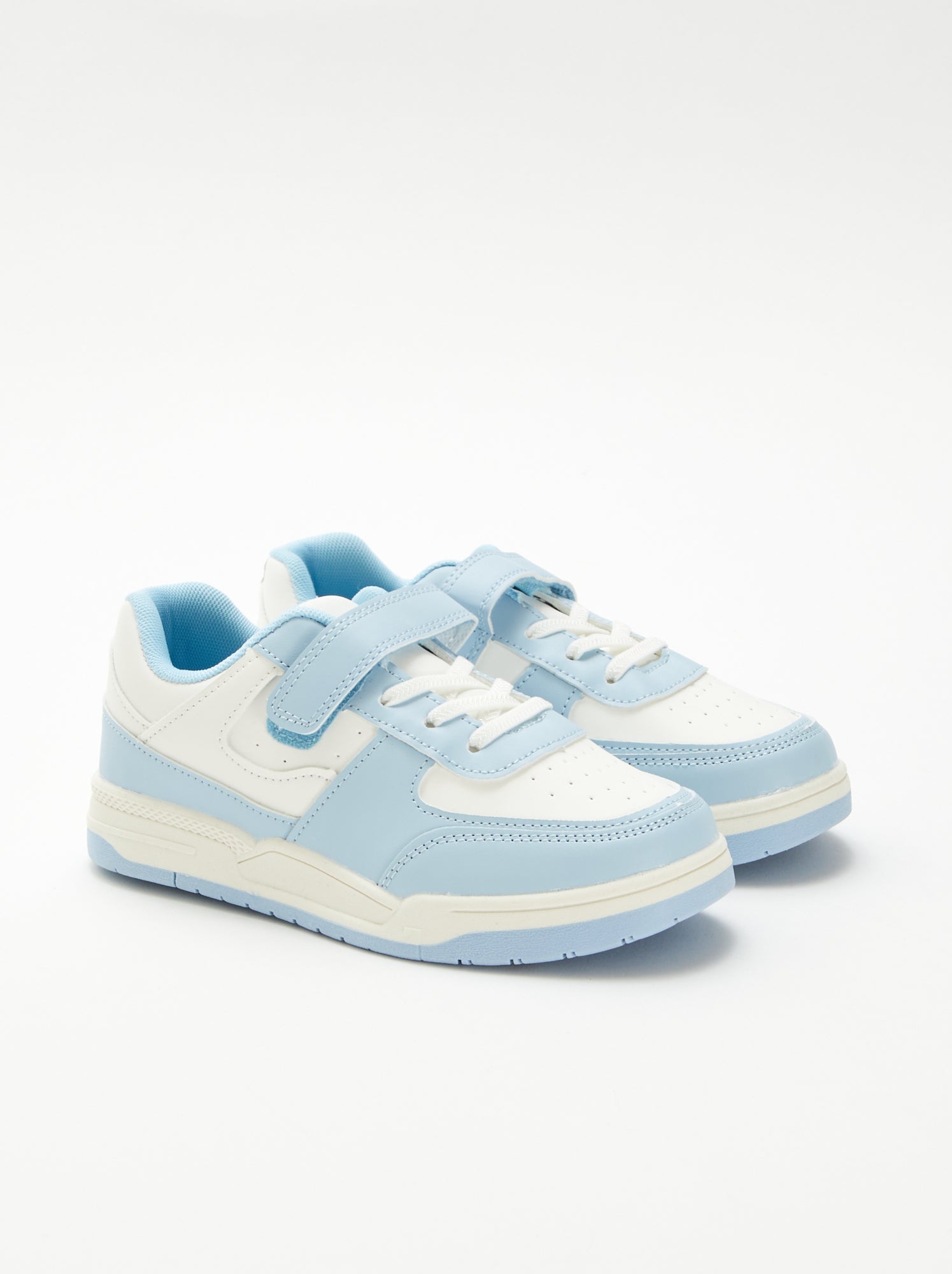Baskets basses bicolores - Bleu