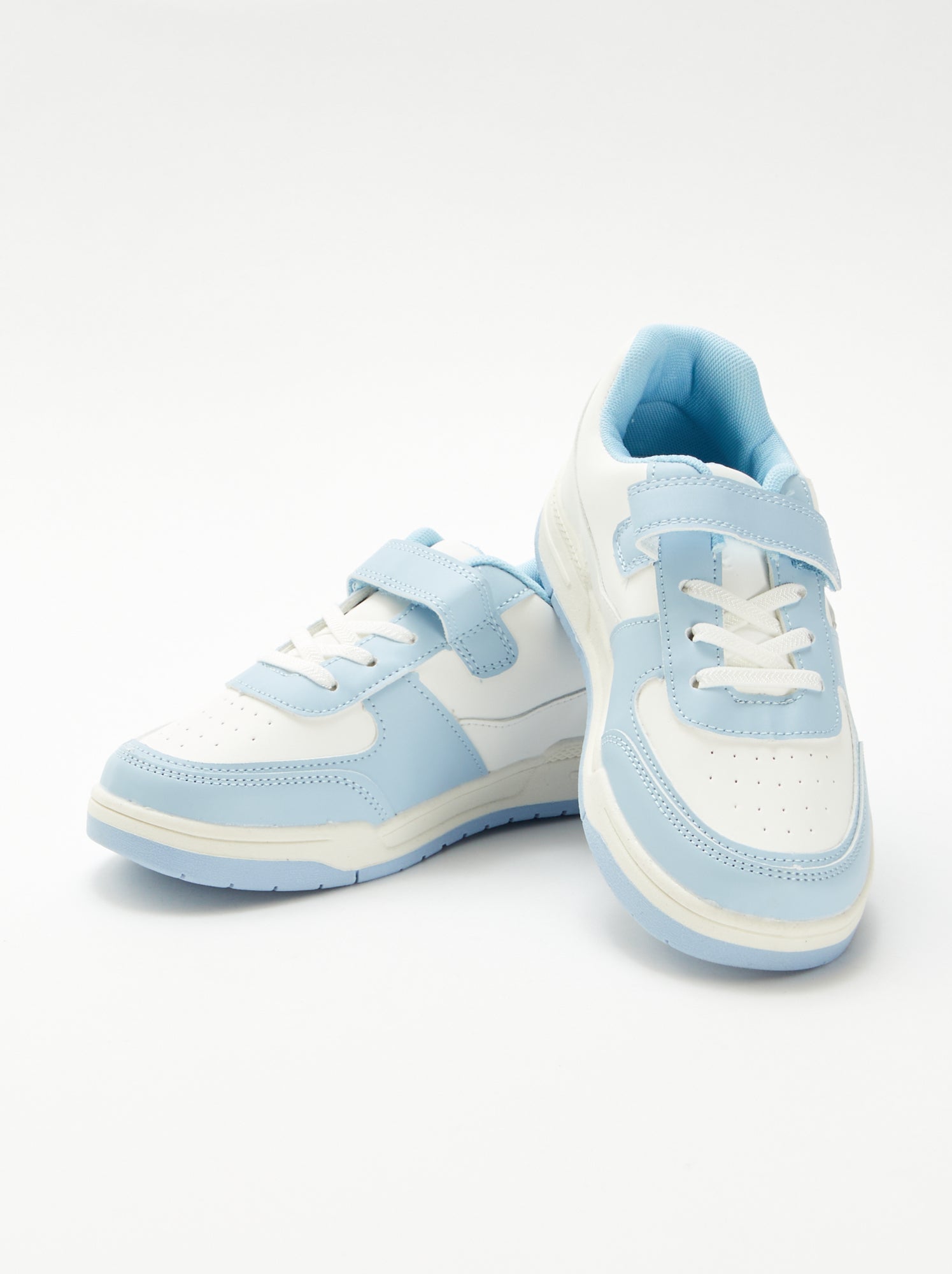 Baskets basses bicolores - Bleu