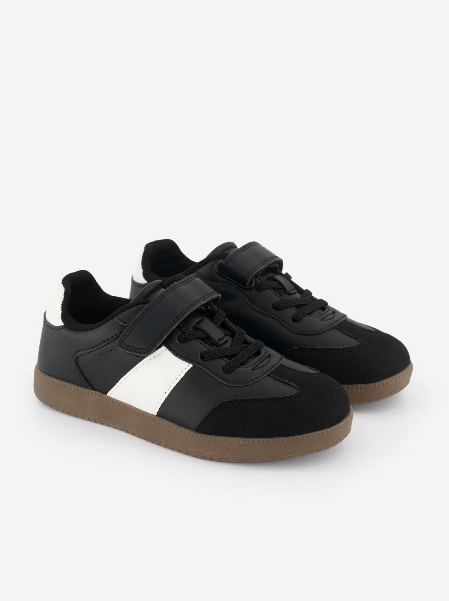 Baskets basses bicolores - Noir