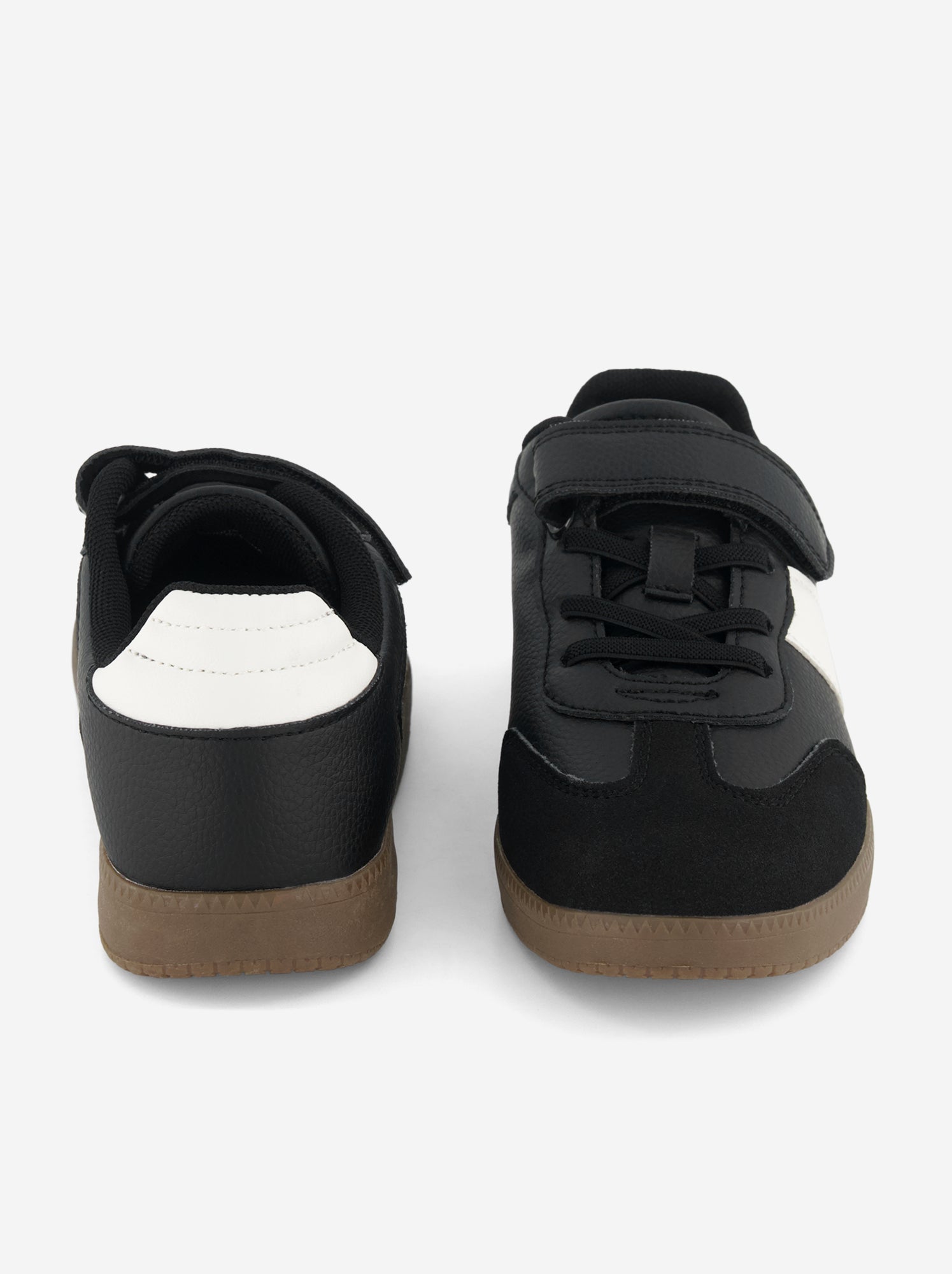 Baskets basses bicolores - Noir