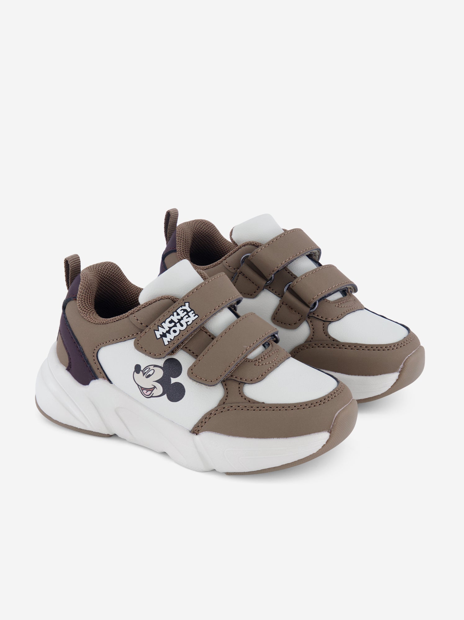 Baskets basses 'Disney' 'Mickey' - Marron