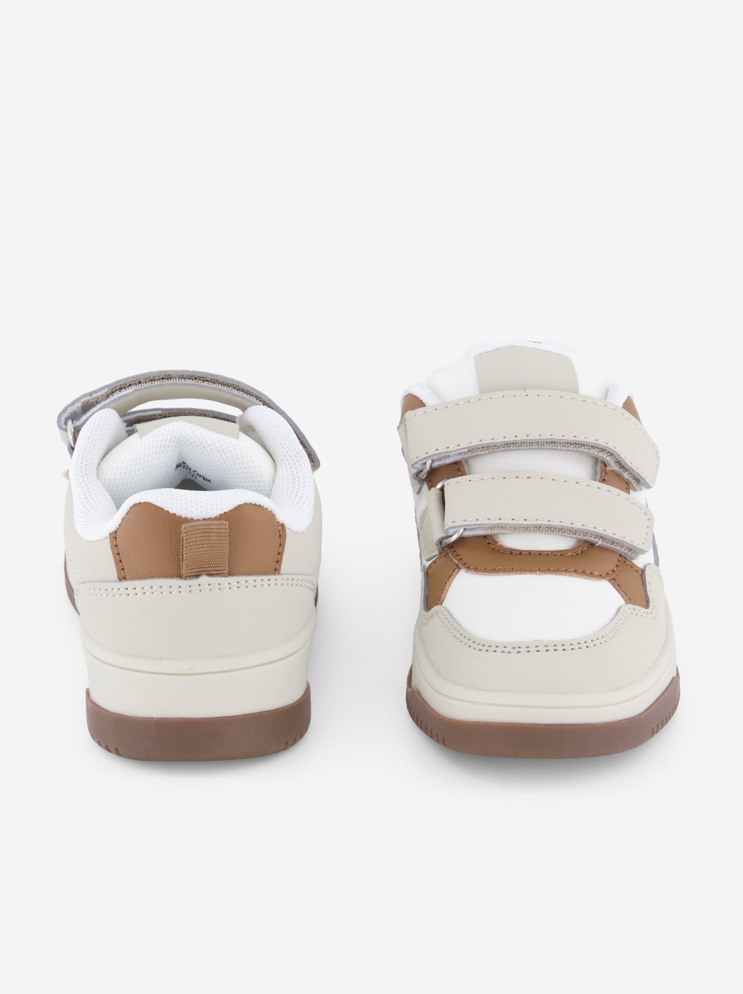 Baskets basses en simili - Beige