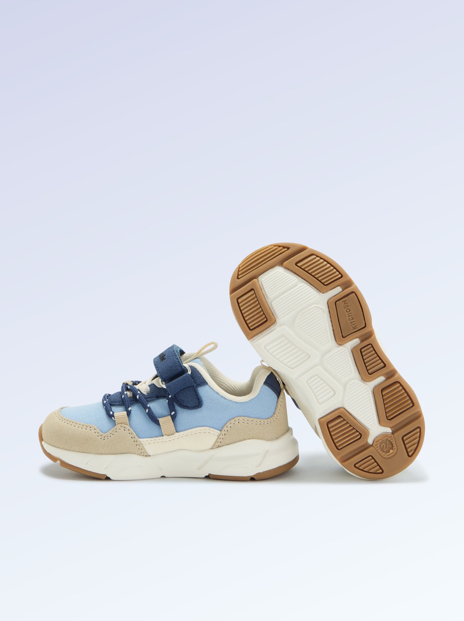 Baskets basses 'Kitchoun' - Bleu