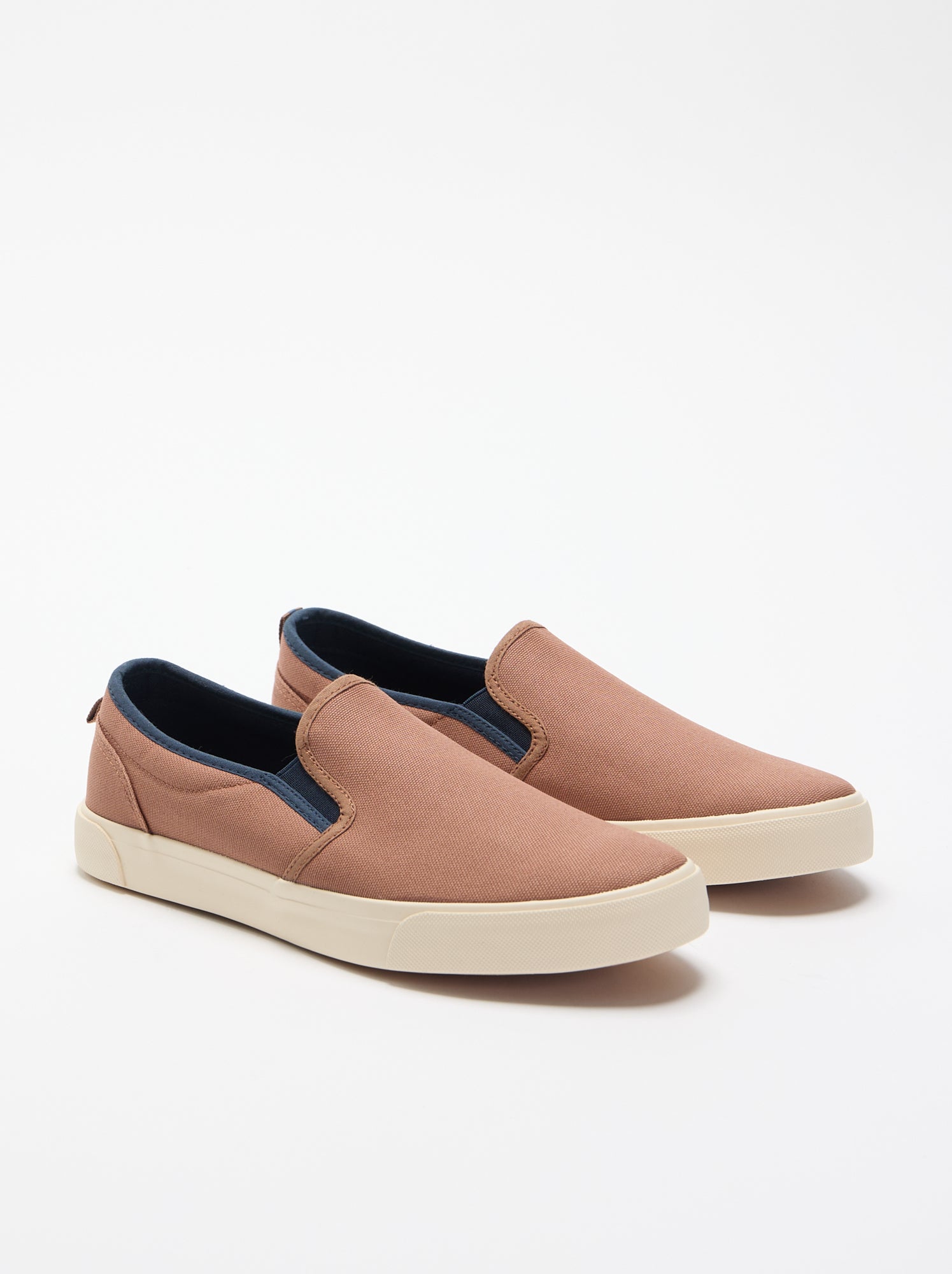 Baskets basses slip-on - Marron