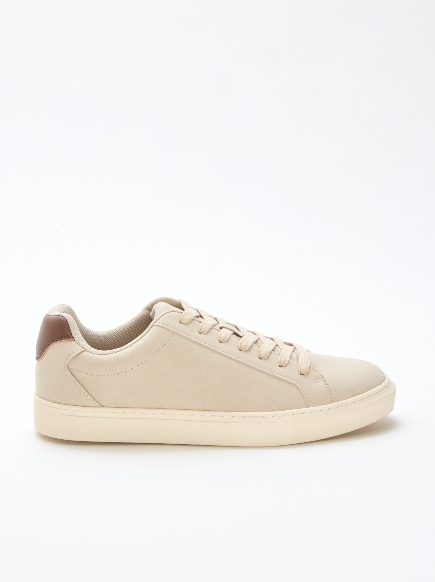 Baskets basses texturées - Beige