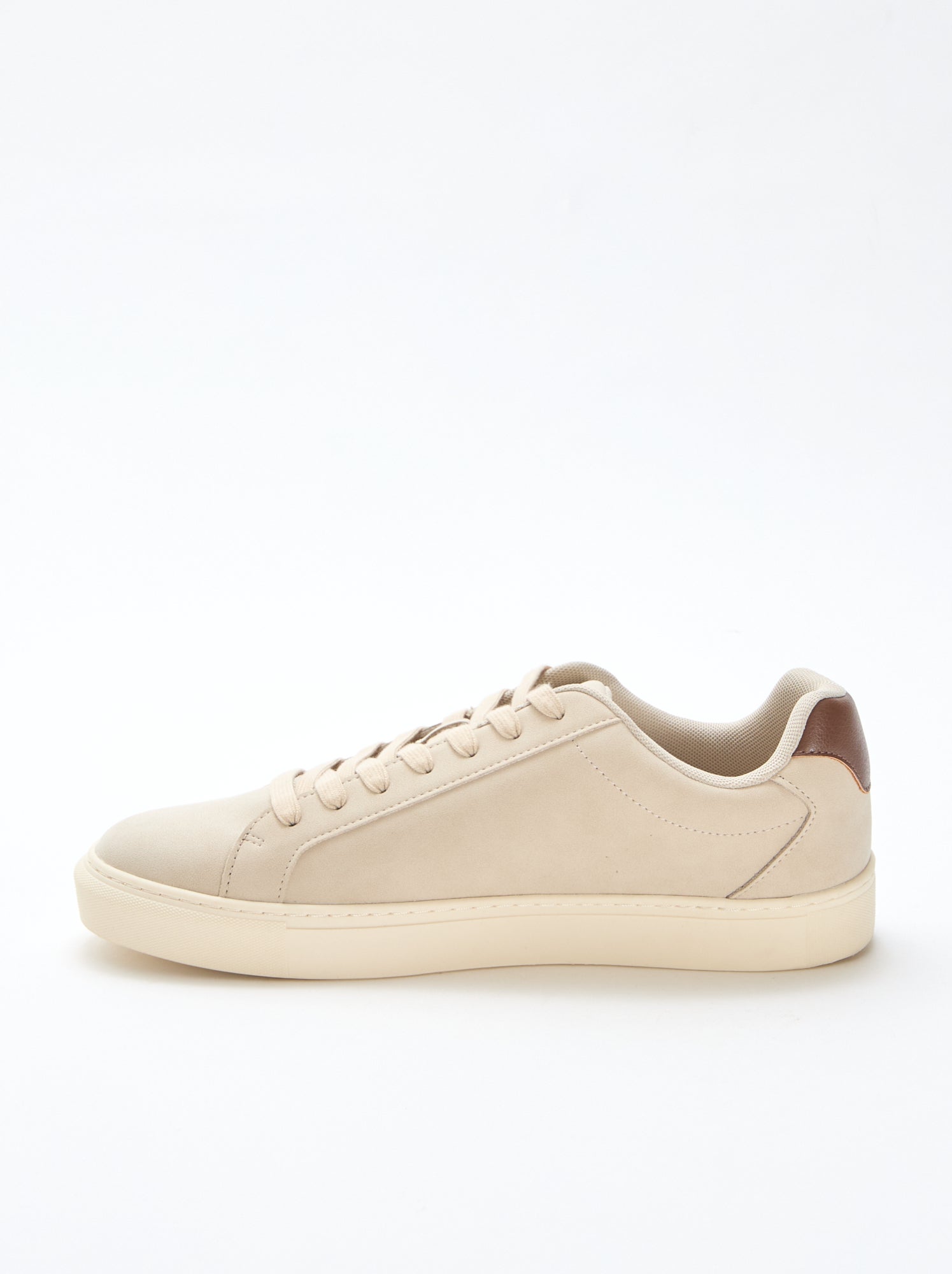 Baskets basses texturées - Beige