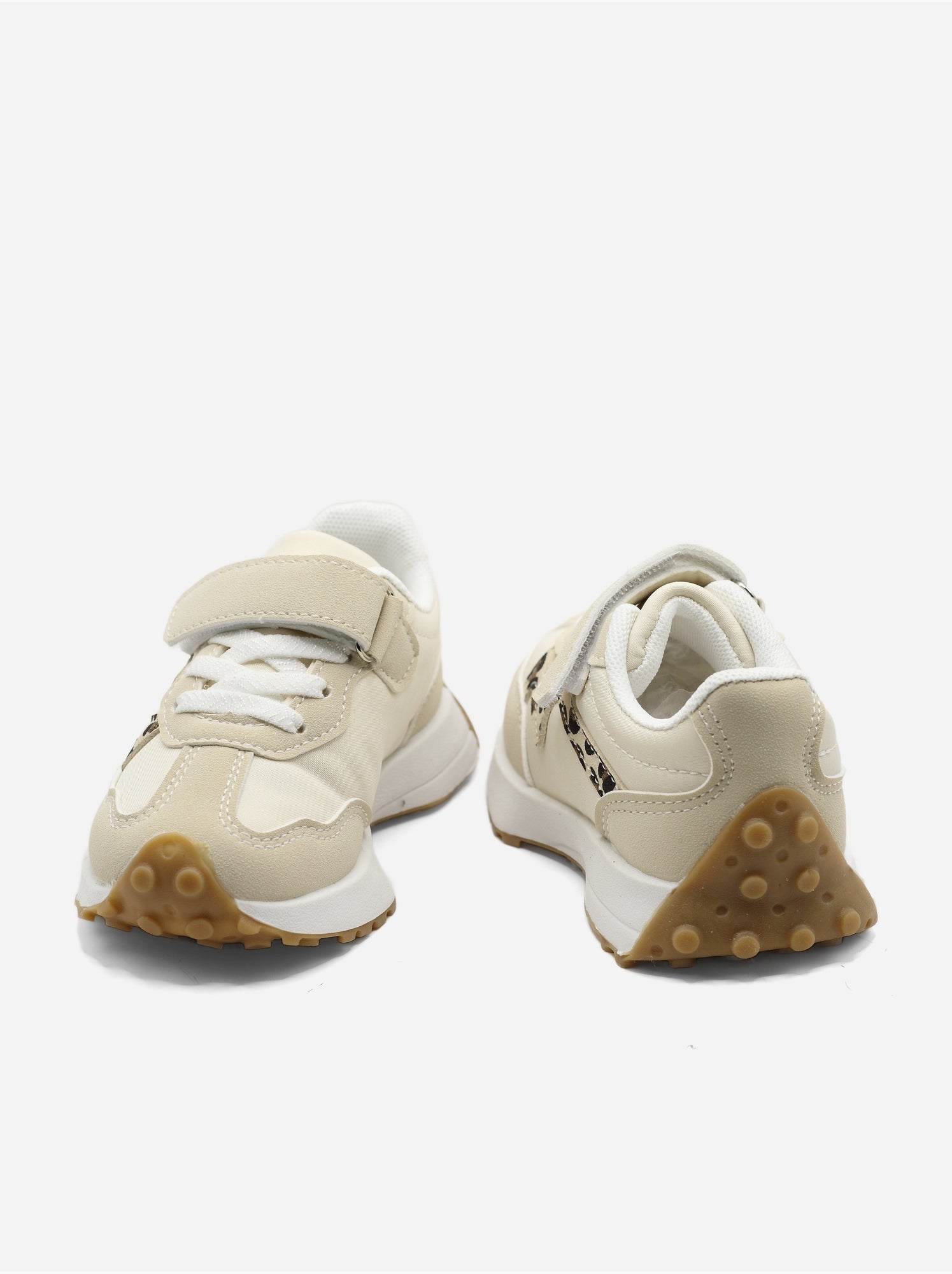 Baskets Bébé à scratch - Beige