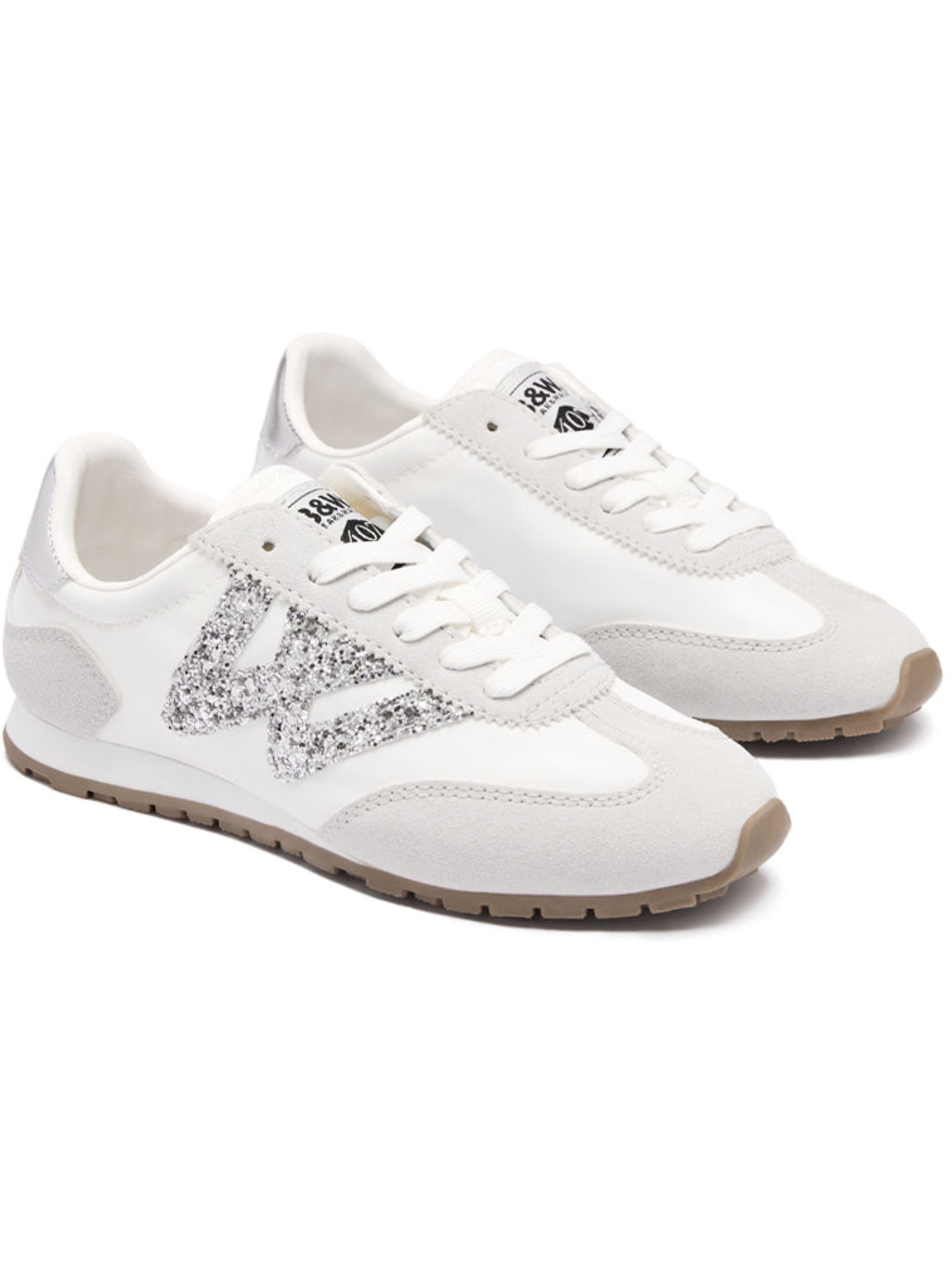 Baskets conguitos b&w logo - Blanc