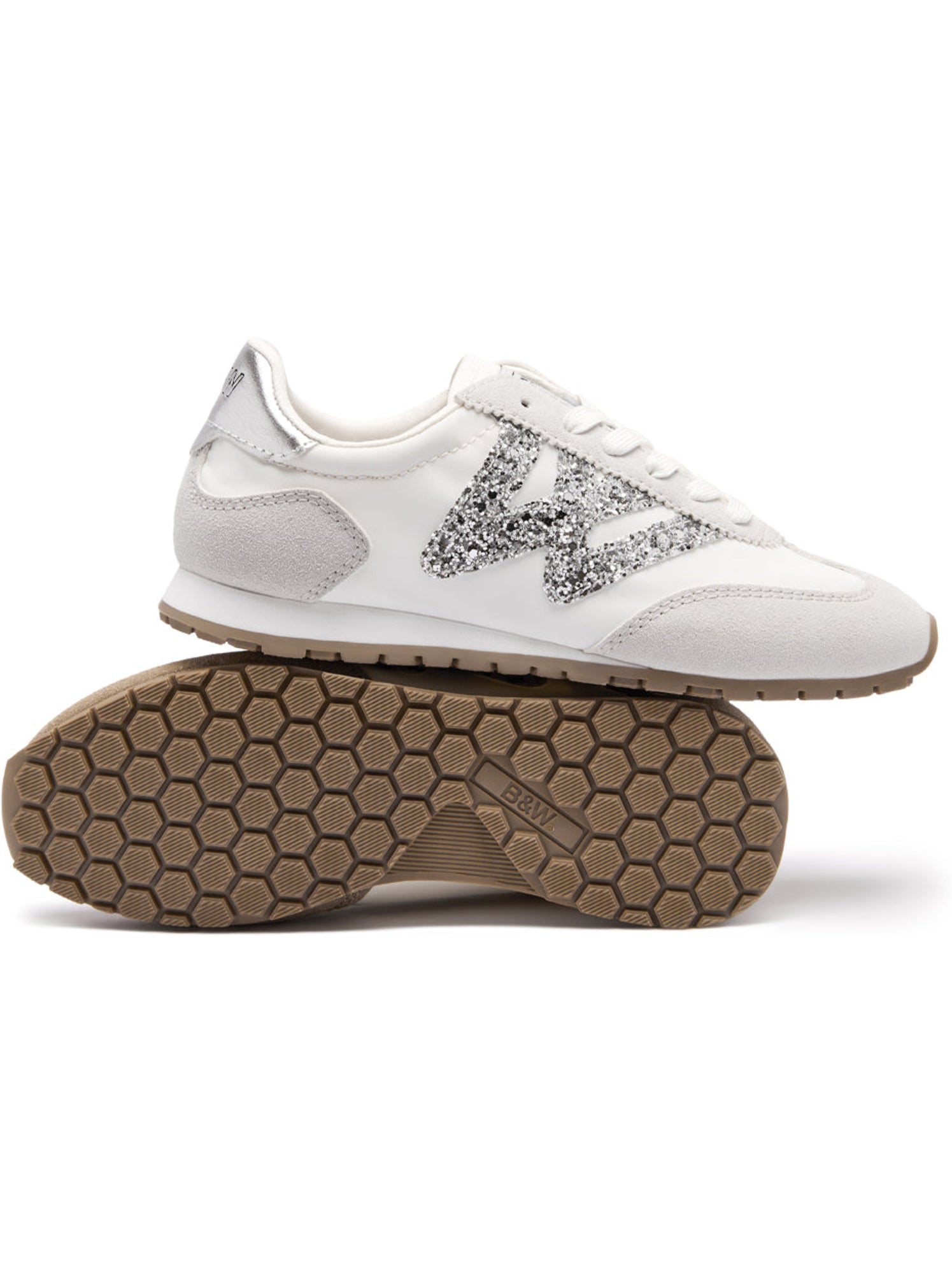 Baskets conguitos b&w logo - Blanc