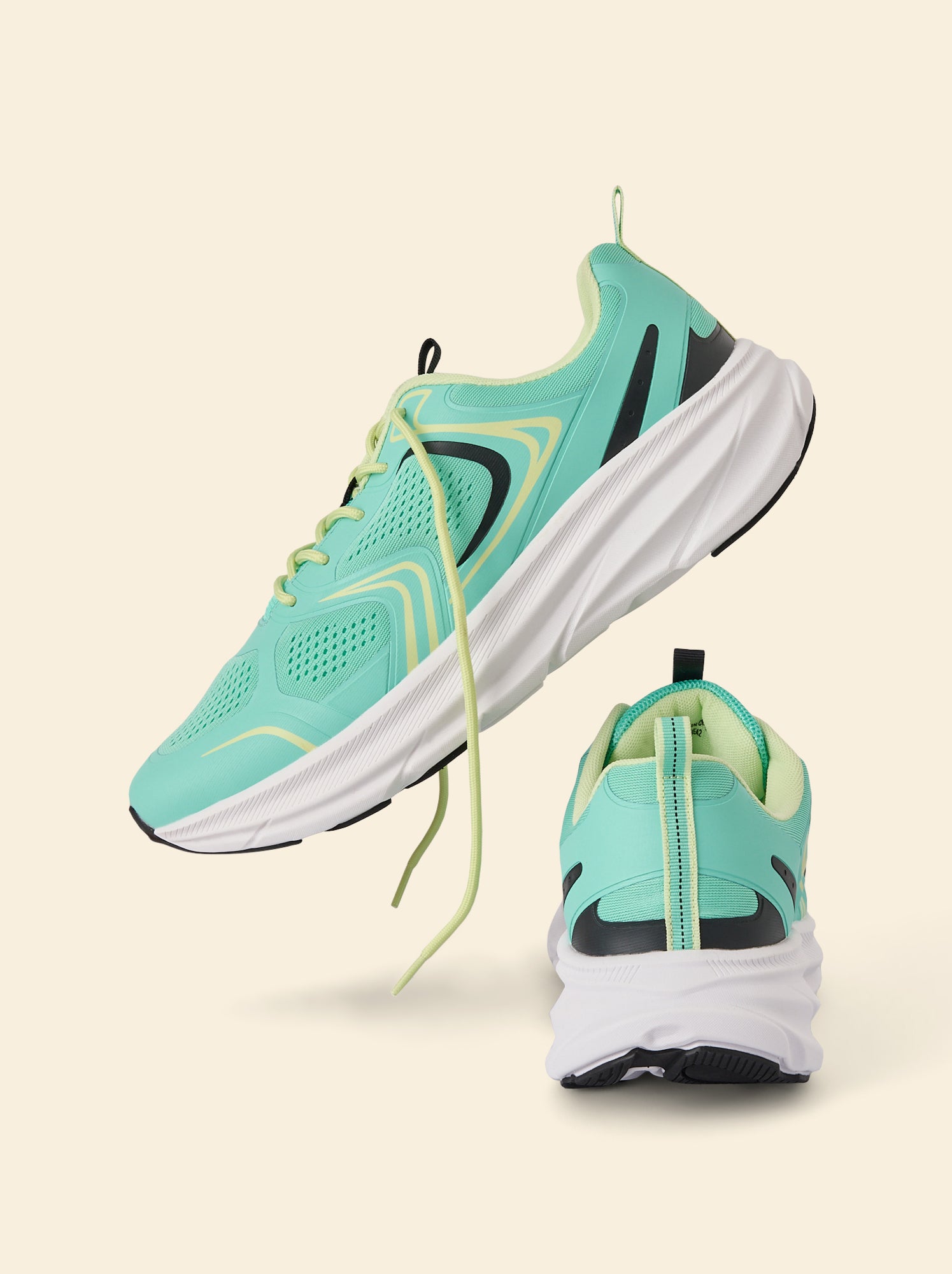 Baskets de running - (ekstract) - Vert