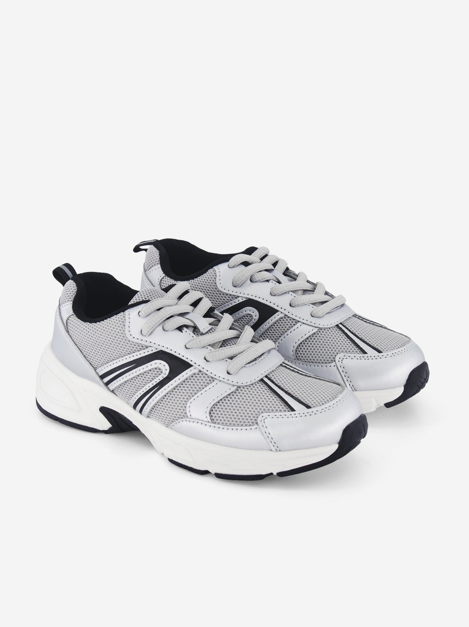 Baskets de running en mesh - Gris