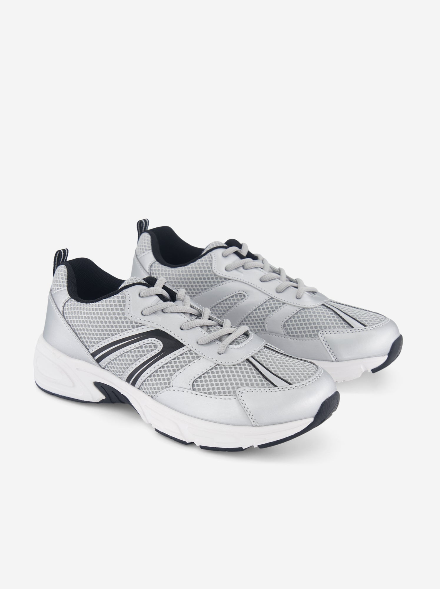Baskets de running en textile - Gris