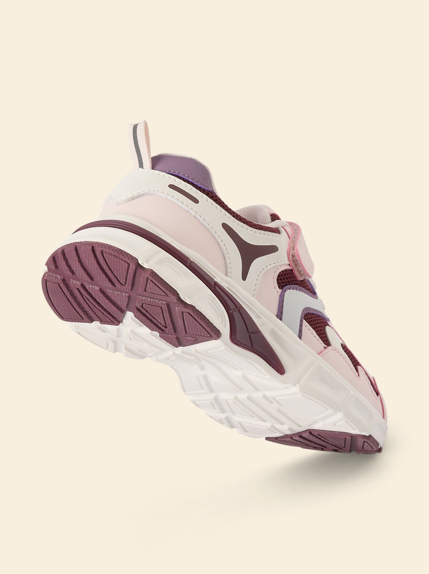 Baskets de sport multicolores à scratch (Ekstract) - Rose