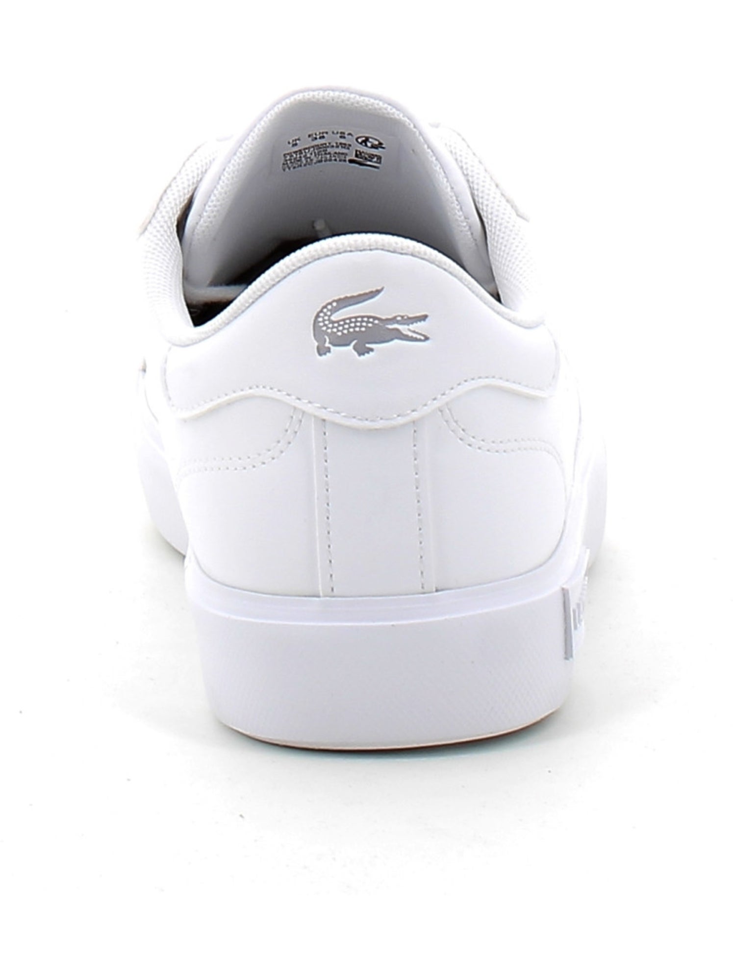 Baskets en cuir lacoste - Blanc