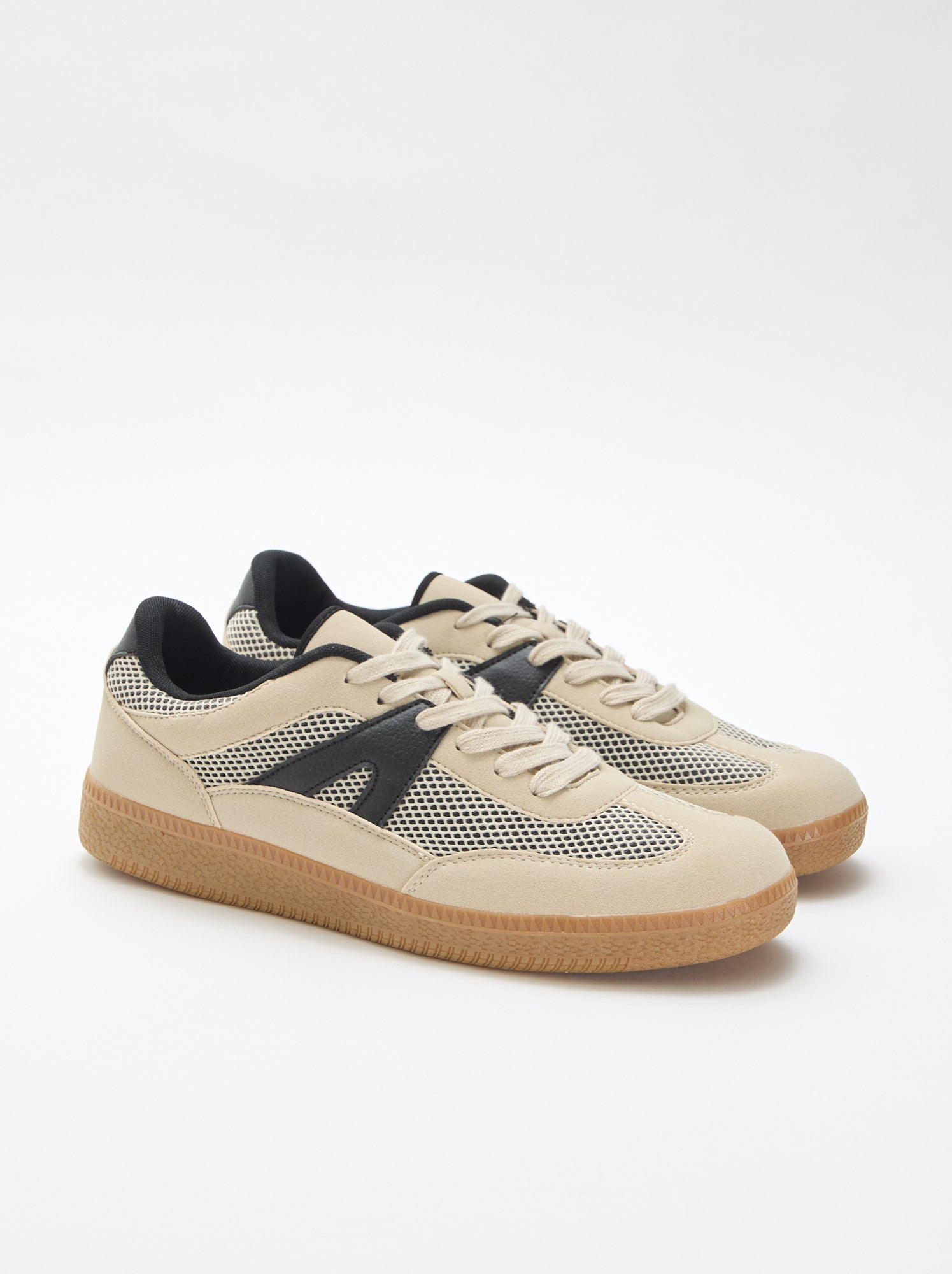 Baskets en mesh - Beige