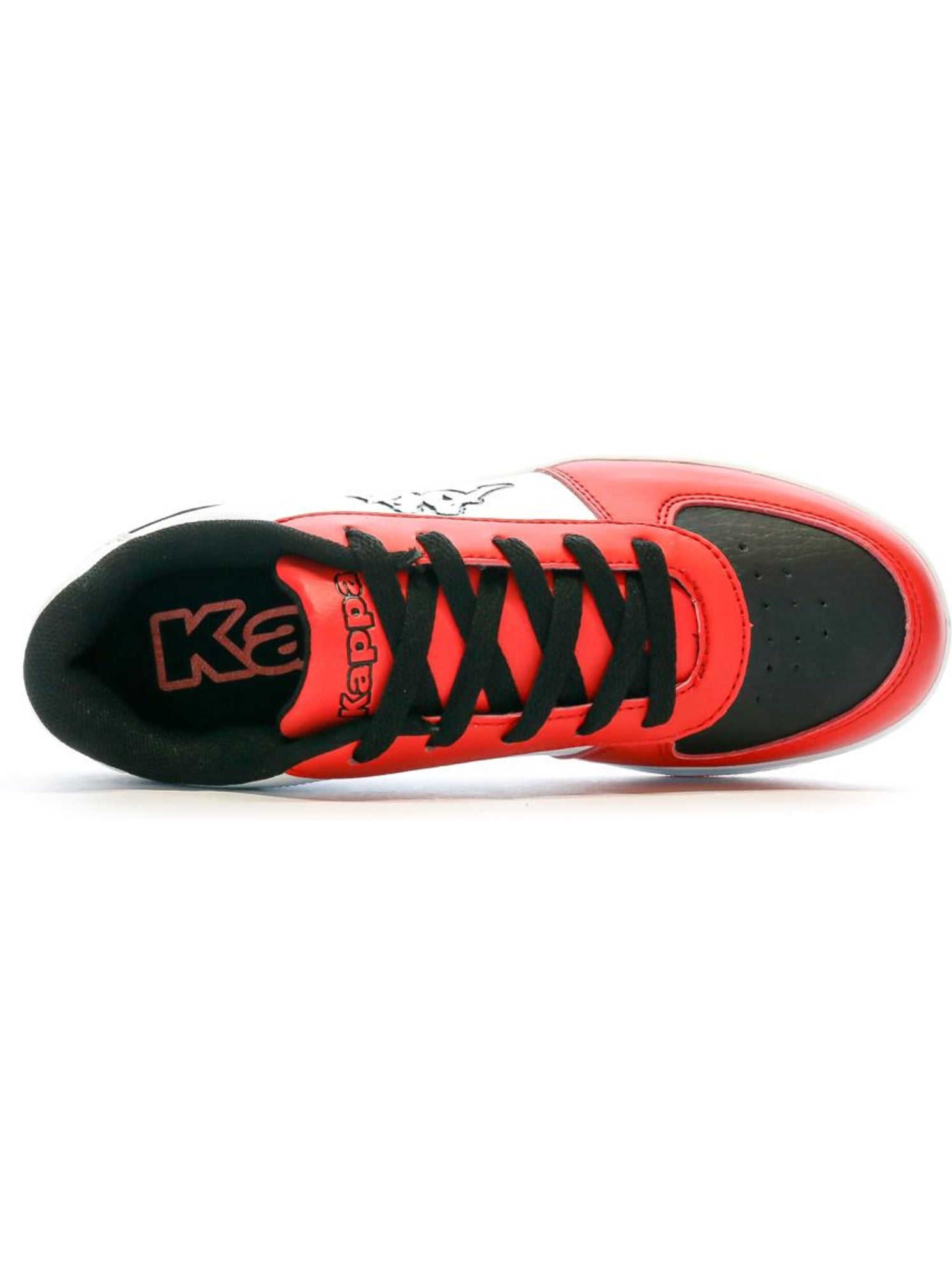 Baskets Garçon KAPPA - Blanc Rouge Noir