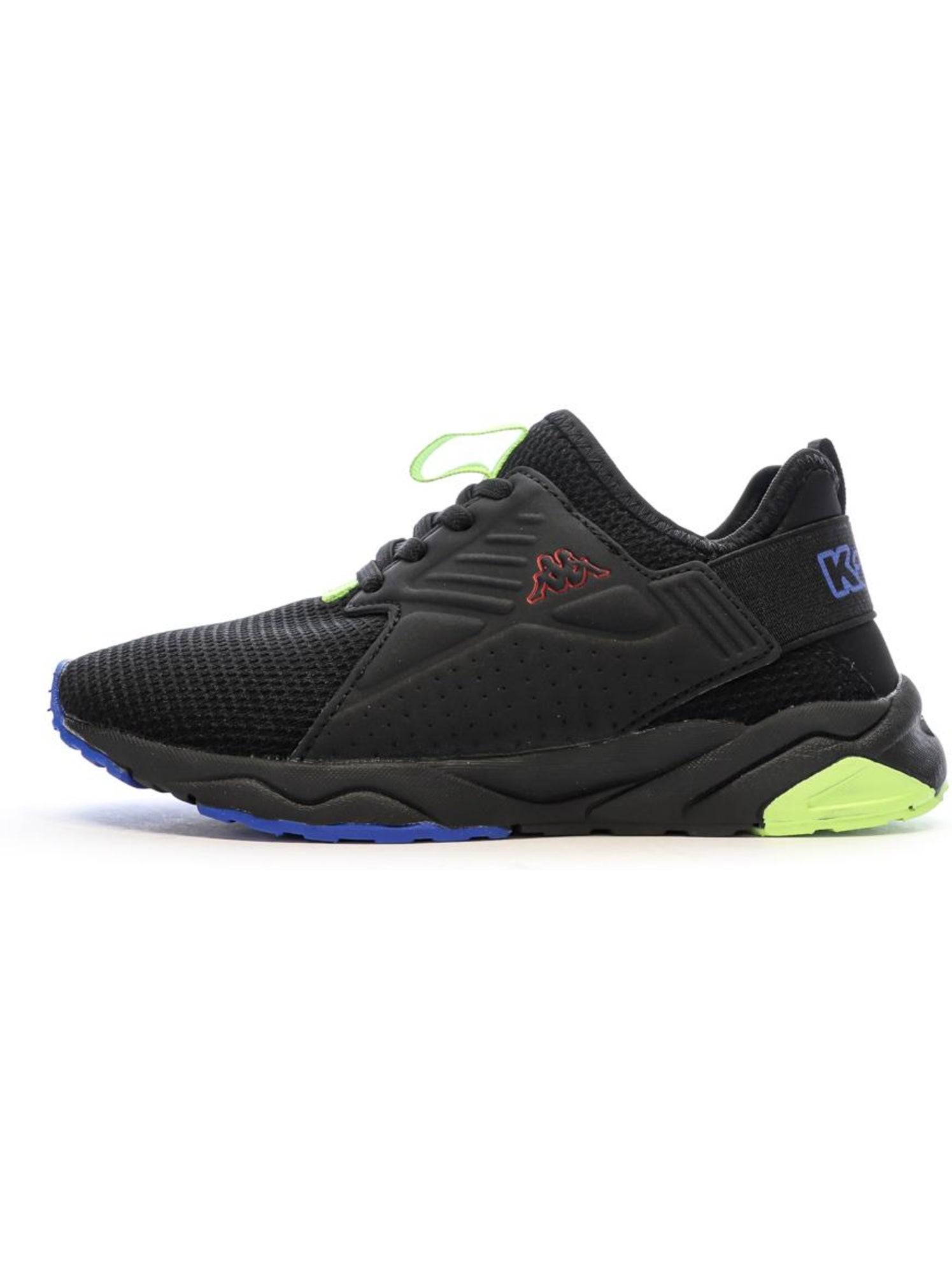 Baskets fille kappa - Noir / Bleu / Vert