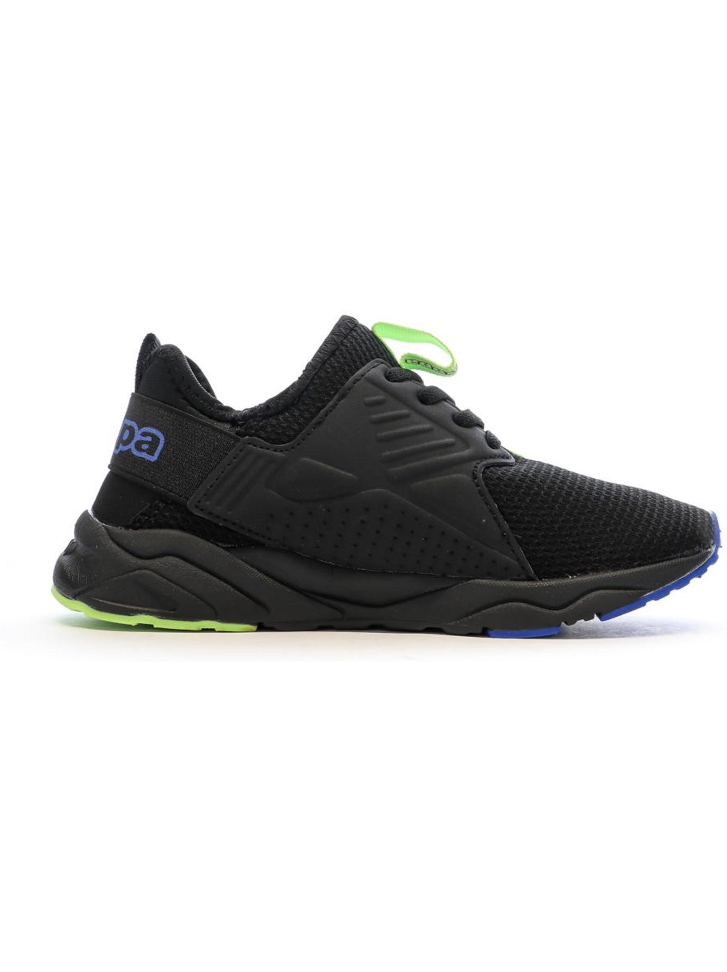 Baskets fille kappa - Noir / Bleu / Vert