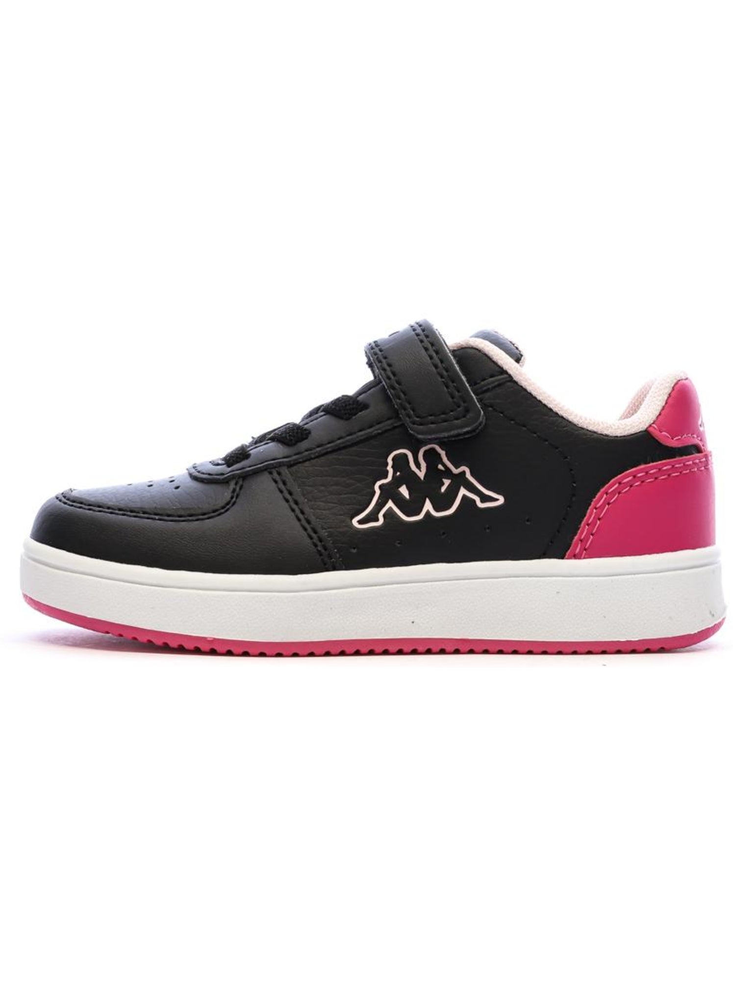 Baskets garçon kappa - Noir Rose Blanc