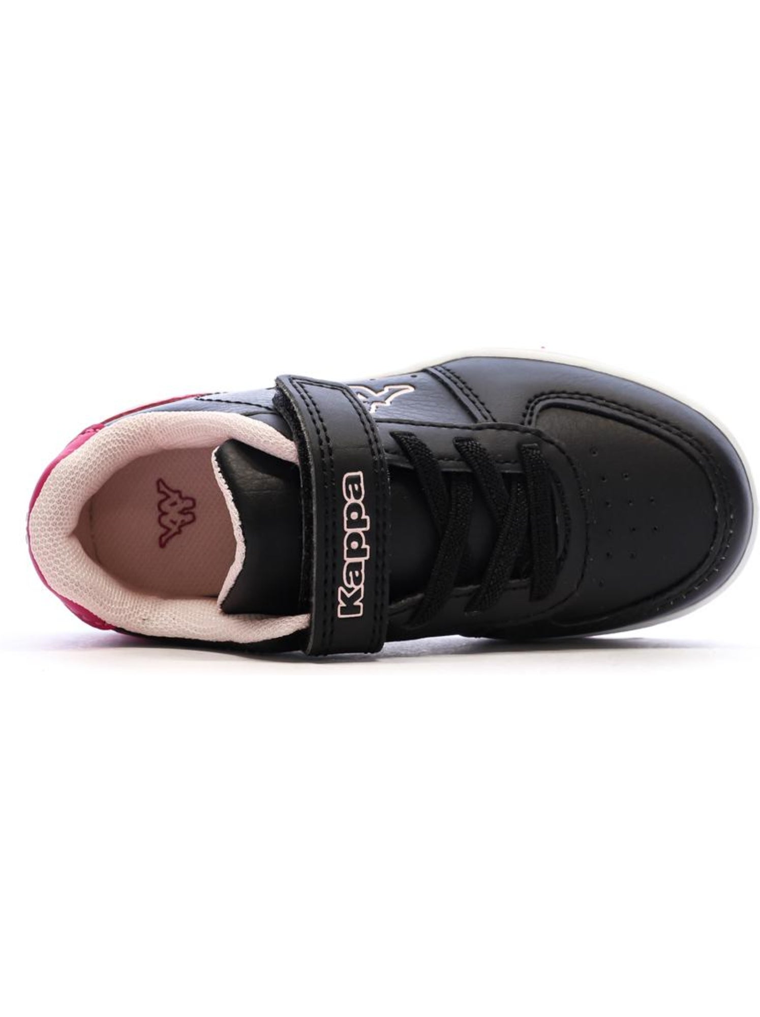 Baskets garçon kappa - Noir Rose Blanc