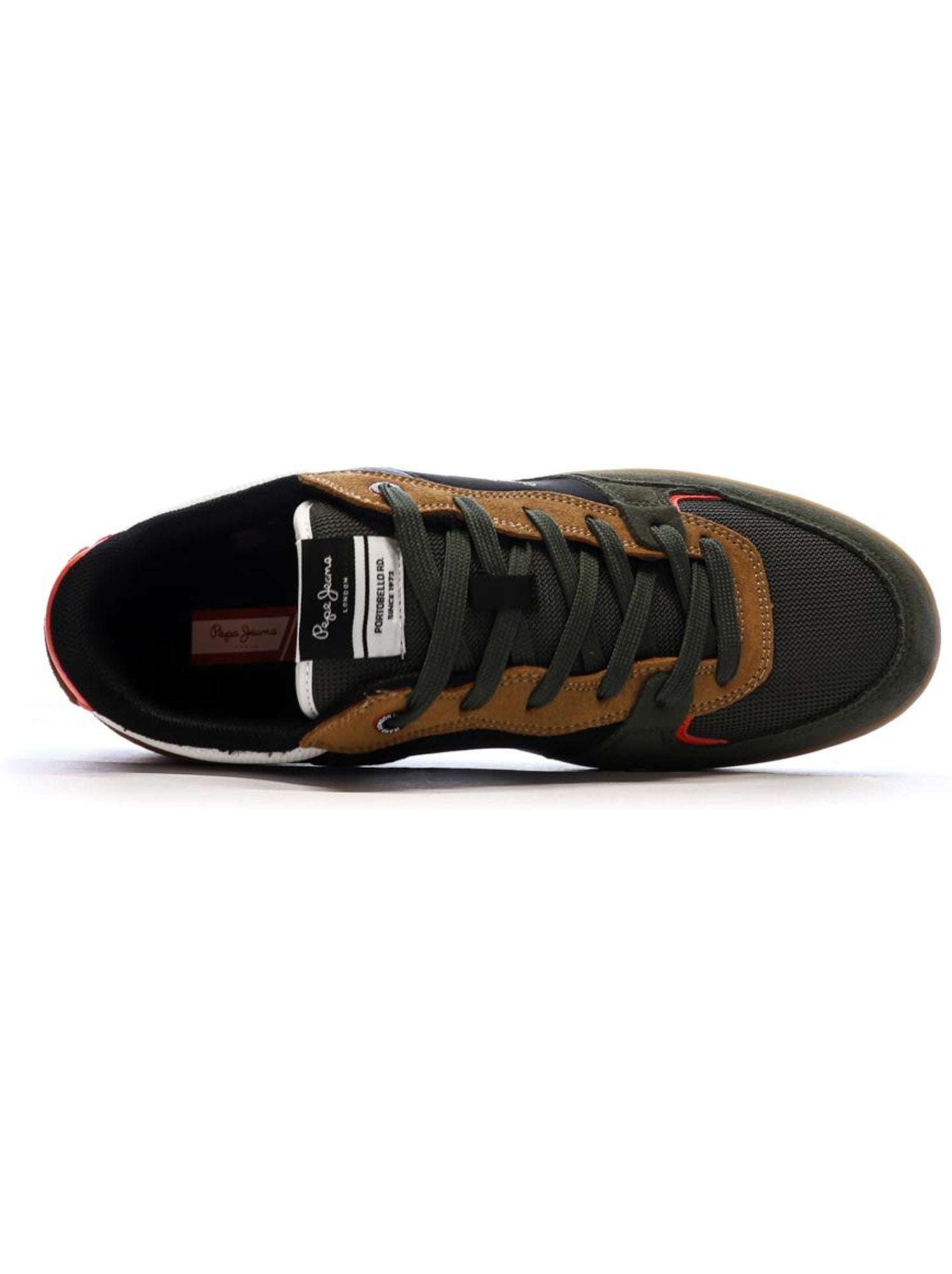 Baskets homme pepe jeans - Vert kaki clair