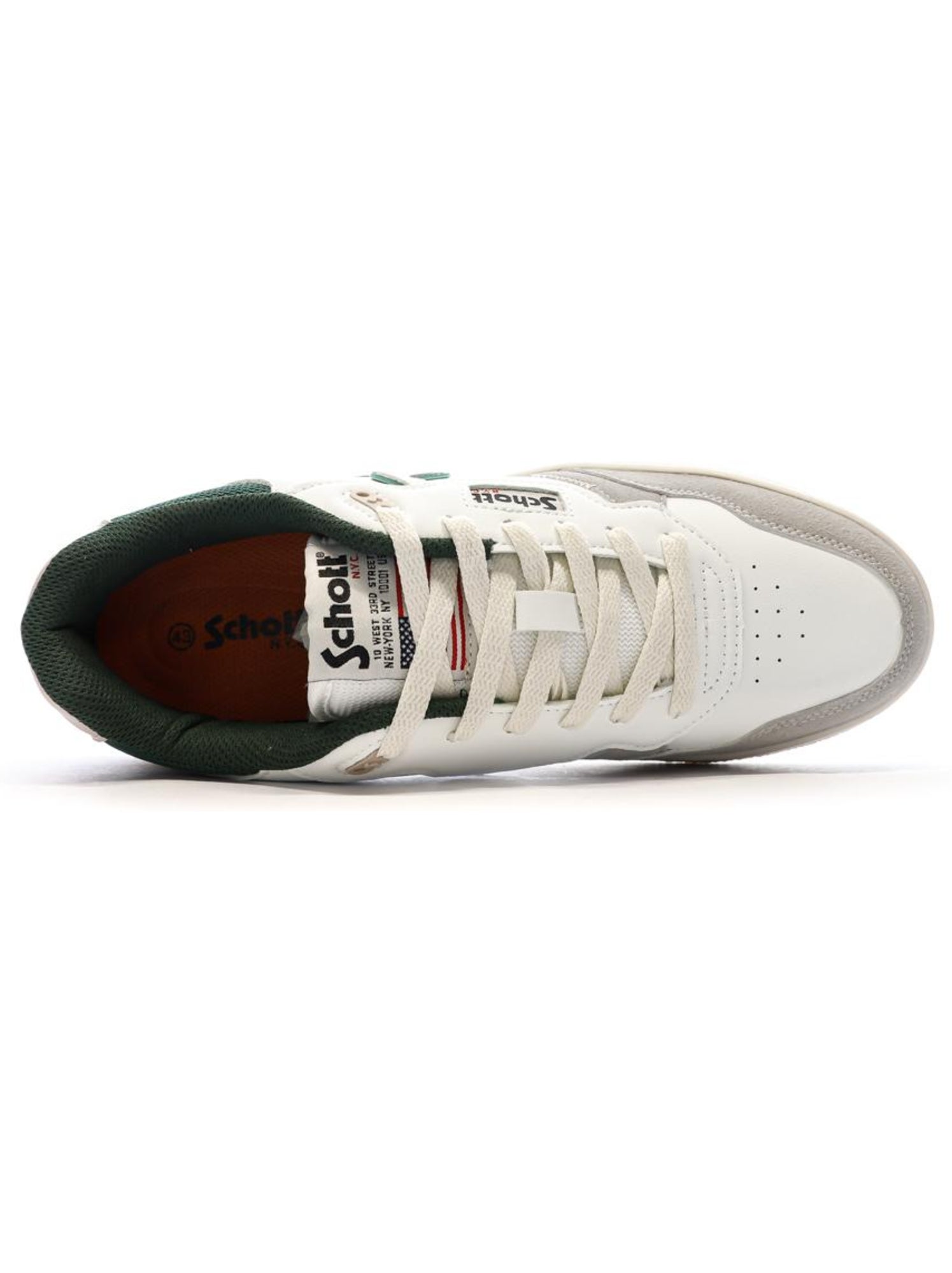 Baskets homme schott - Blanc