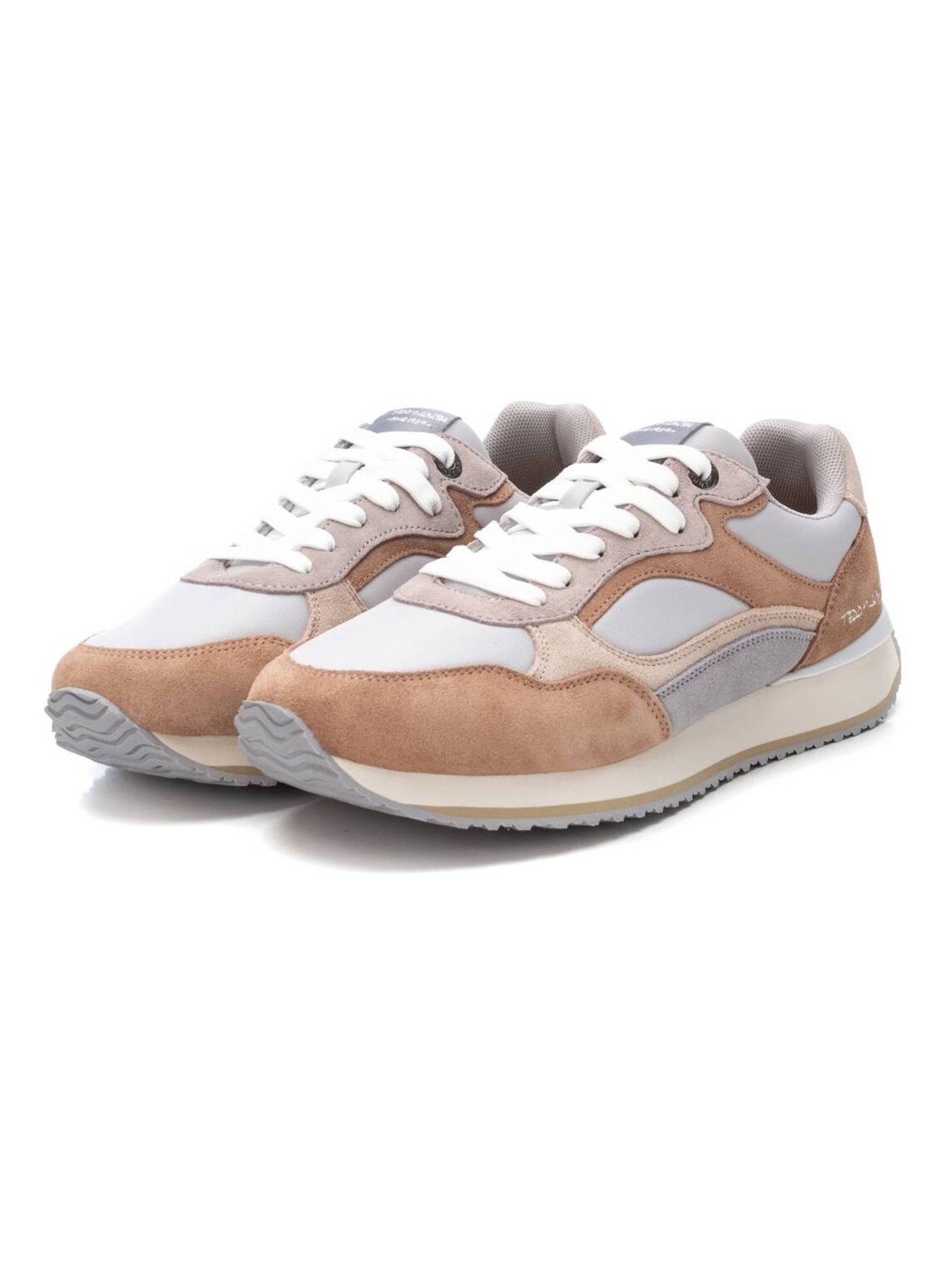 Baskets lacets - Beige sable