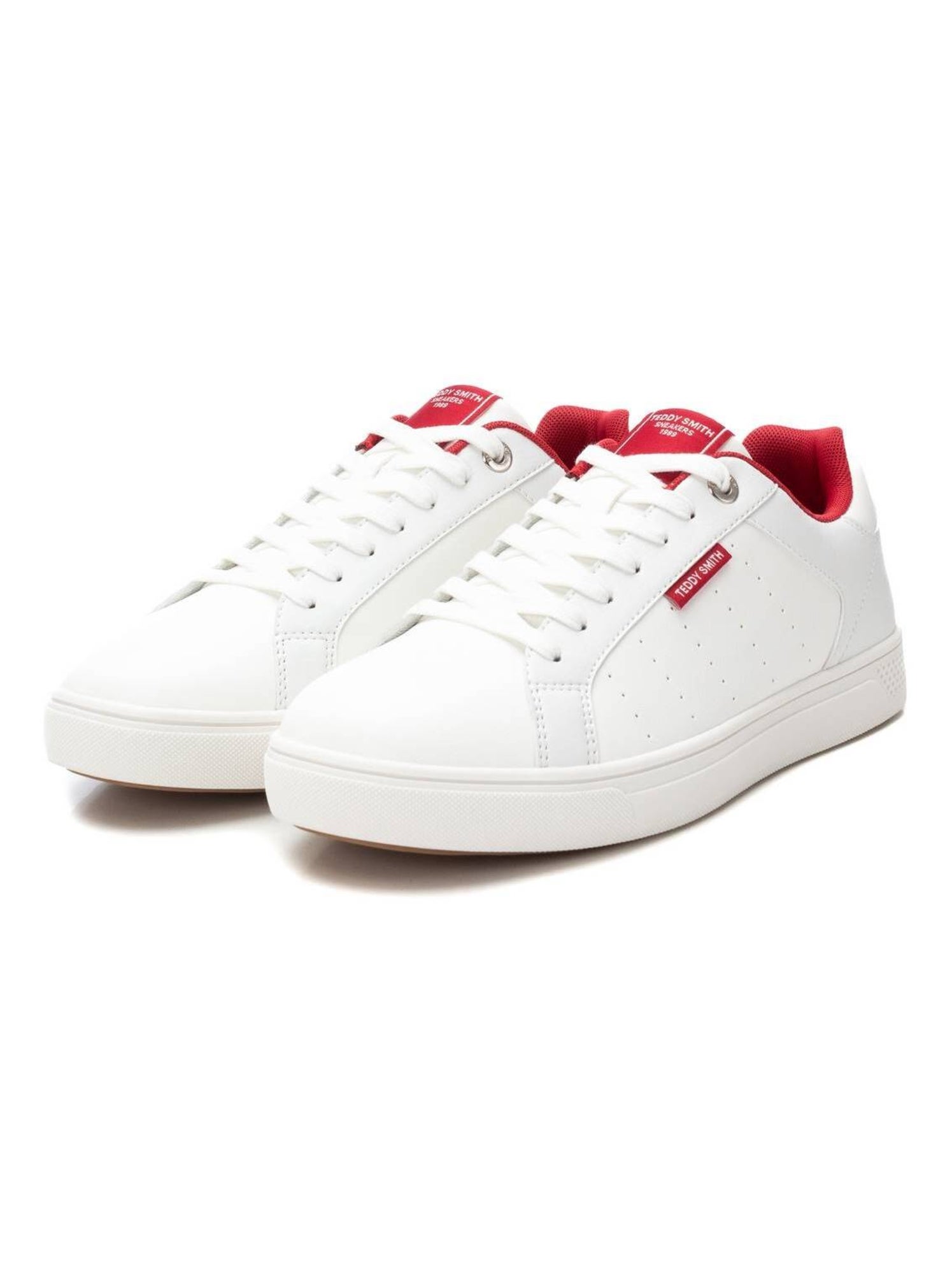 Baskets à lacets pour homme - Rouge