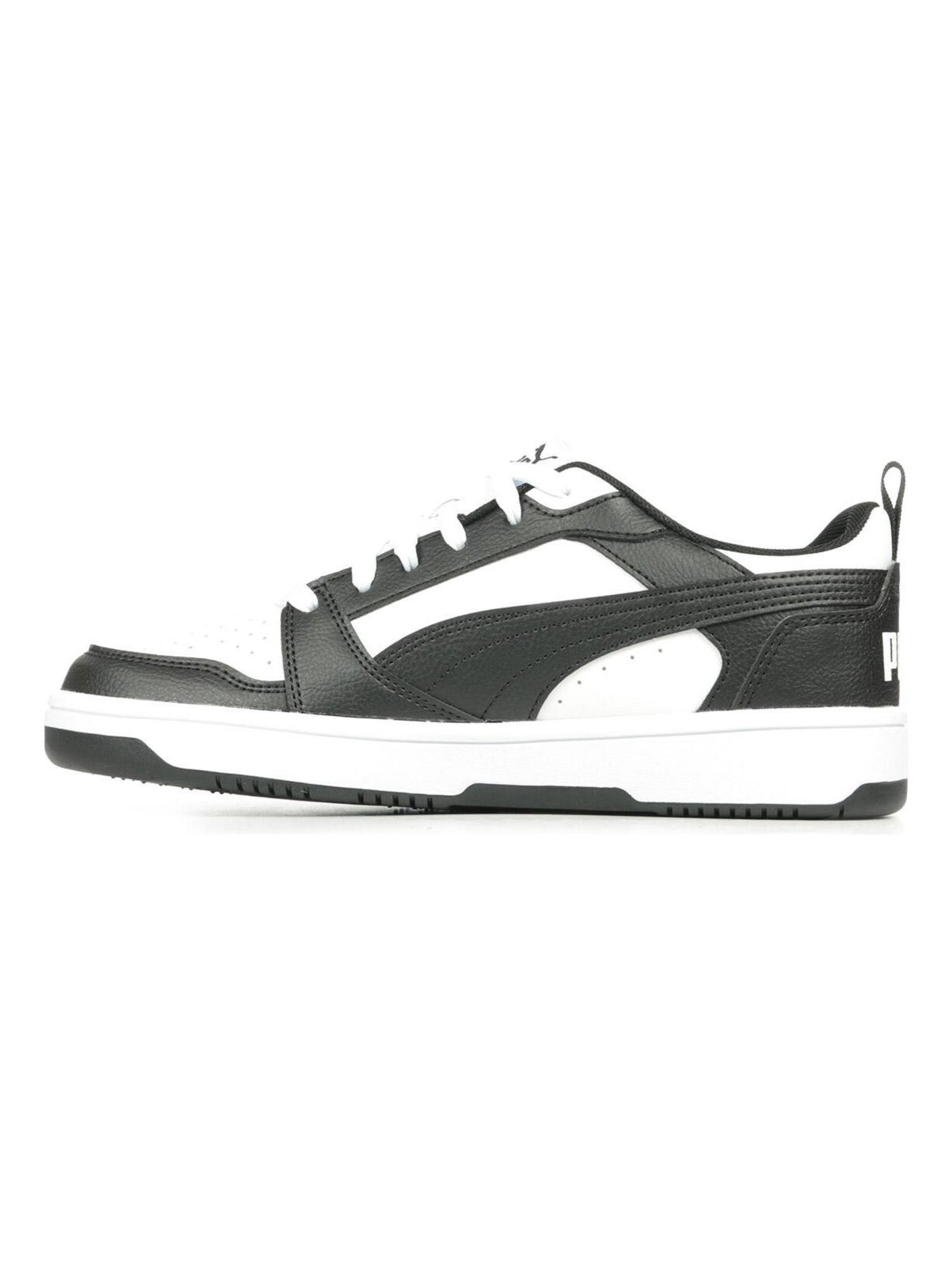 Baskets PUMA Jr Rebound V6 Lo - Blanc Noir