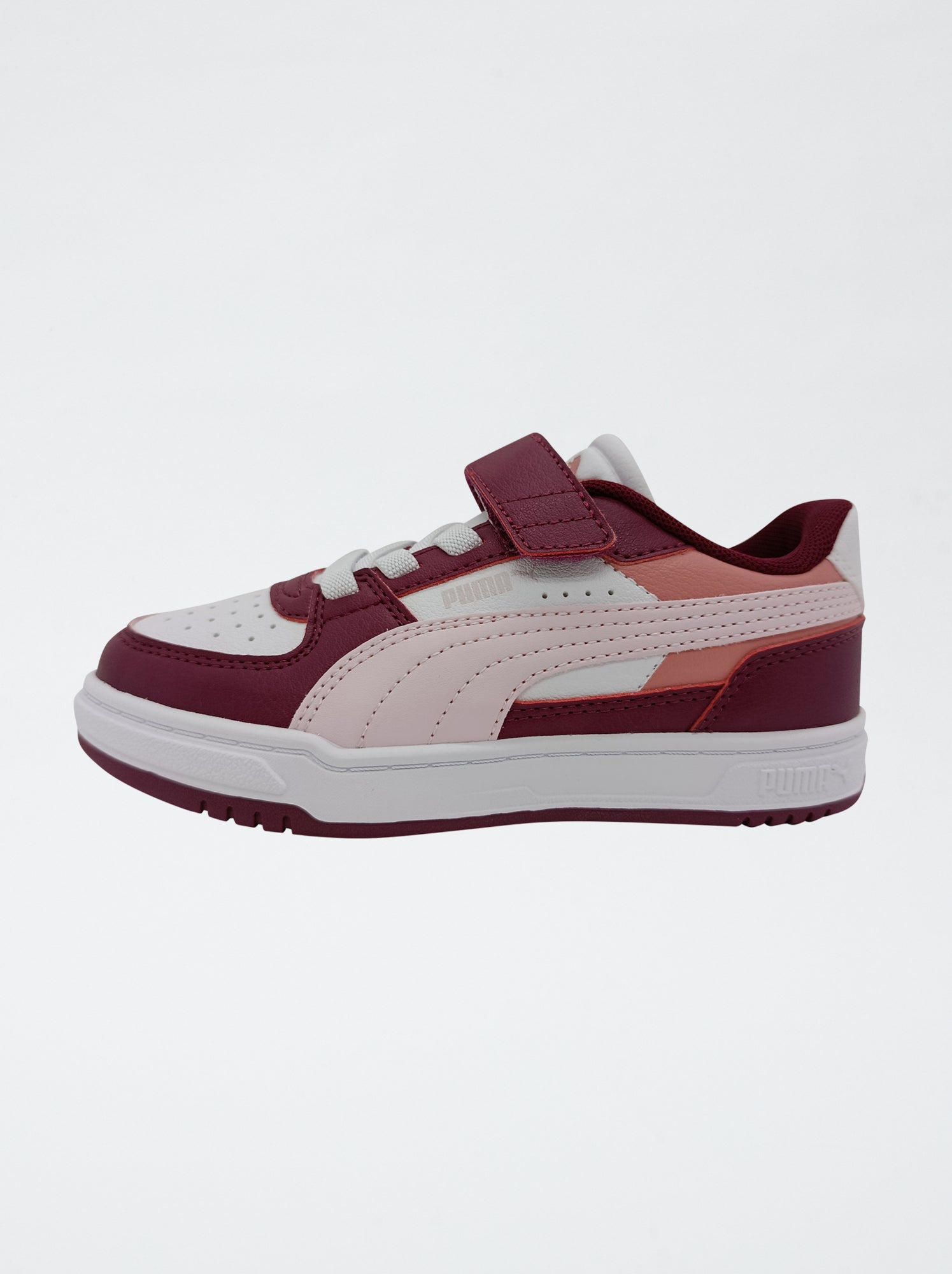 Baskets 'PUMA' lacets et scratchs - Rose