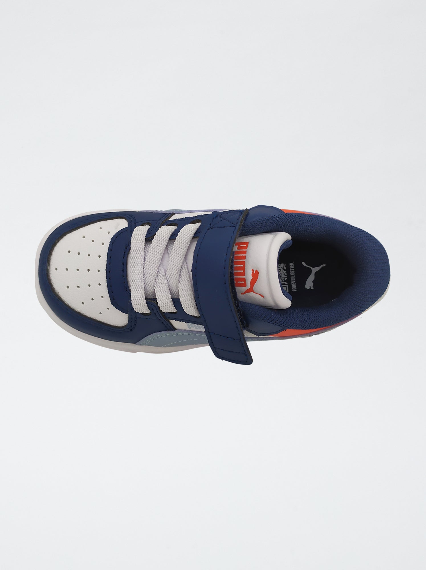 Baskets 'Puma' tricolores - Bleu