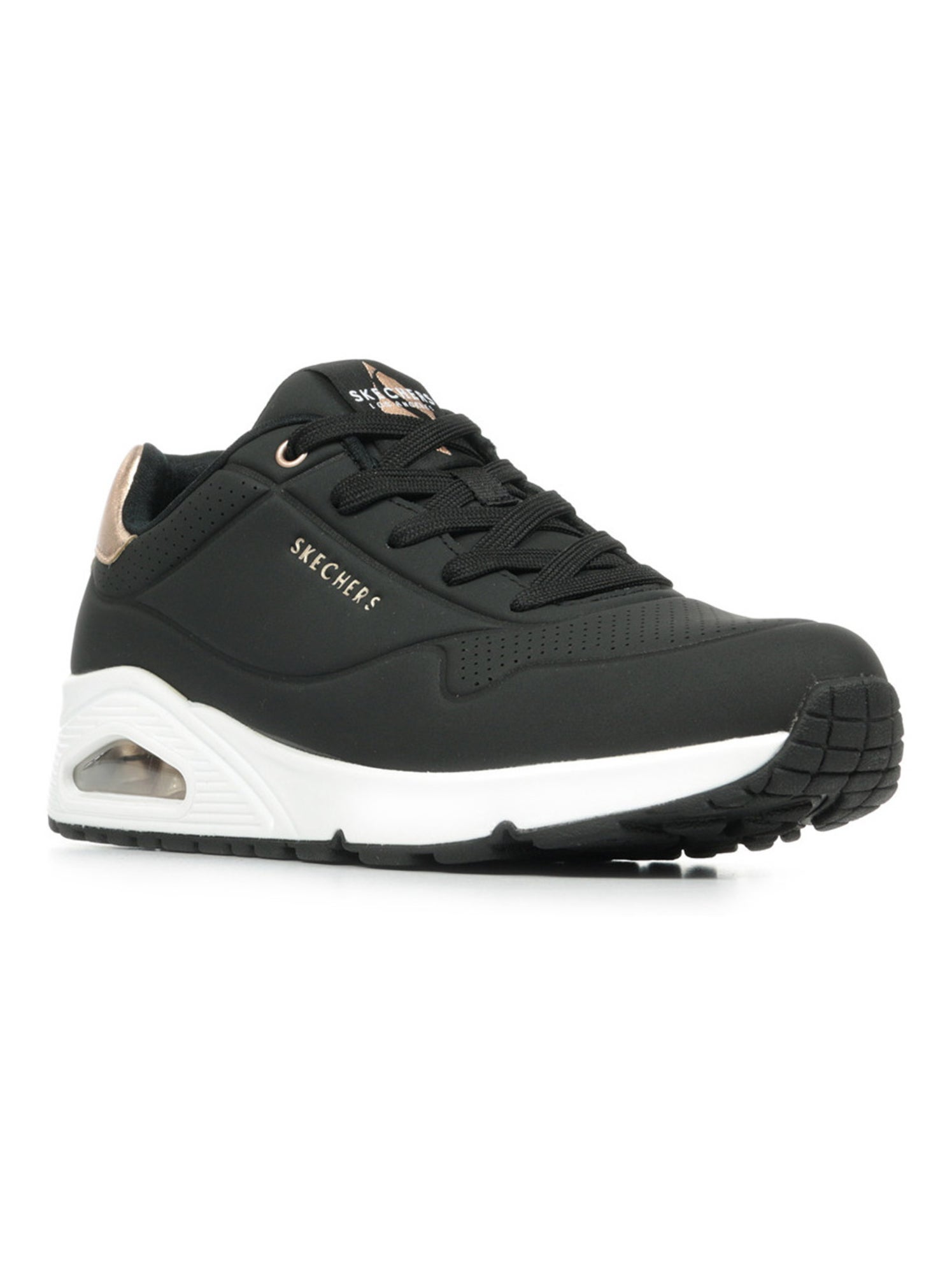 Baskets skechers uno - Noir Blanc